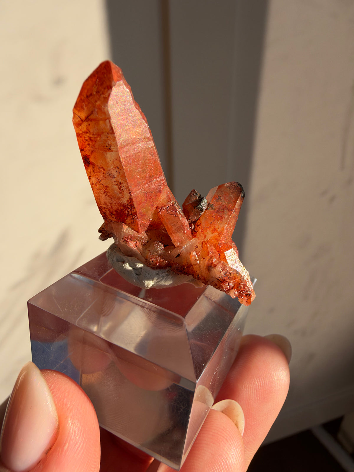 Ferruginous Quartz Miniature, Tinejdad, Morocco