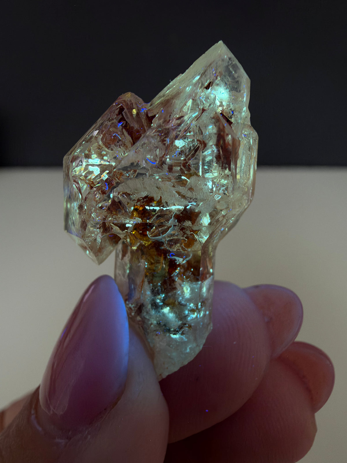 Firefly Quartz Scepter, Madirobe, Madagascar