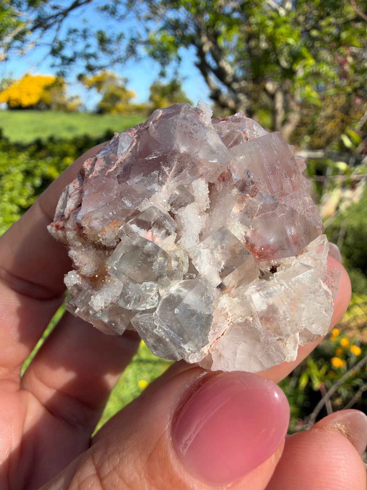 Lilac Fluorite, Hilarion Mine, Lavrion, Greece