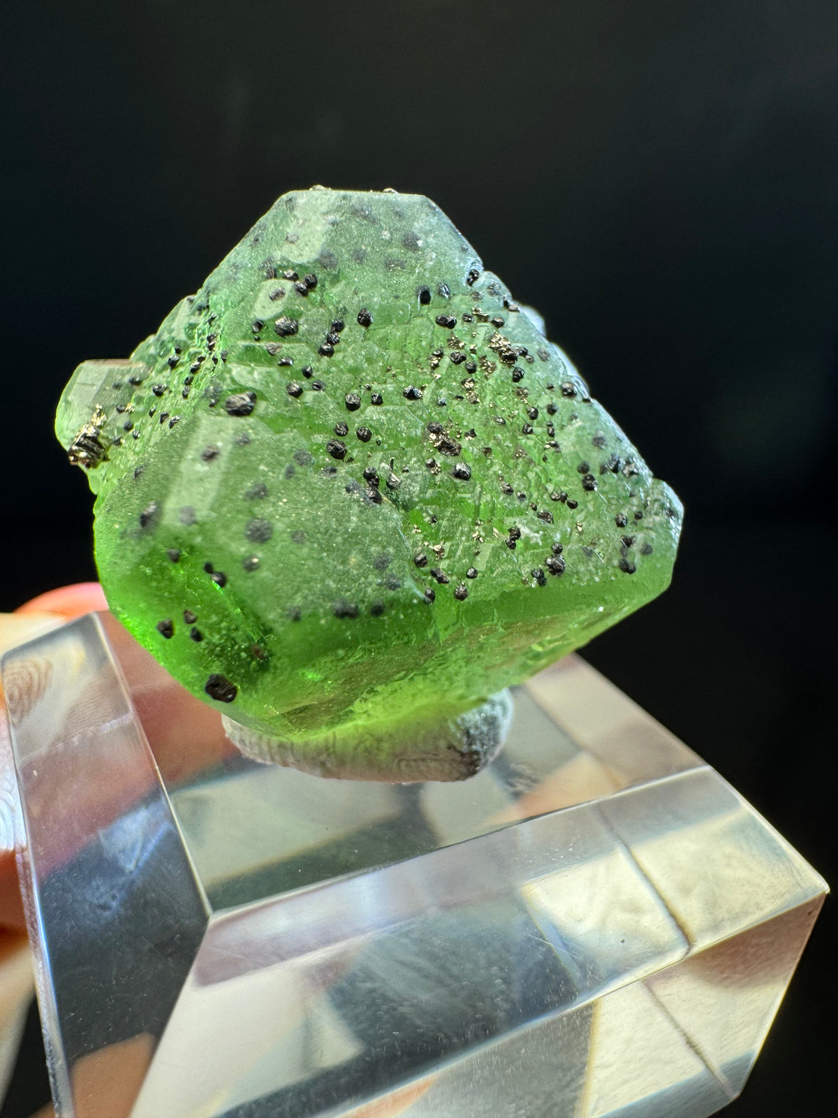 Fluorite with Sphalerite, Pyrite, Milpo Mine, Peru