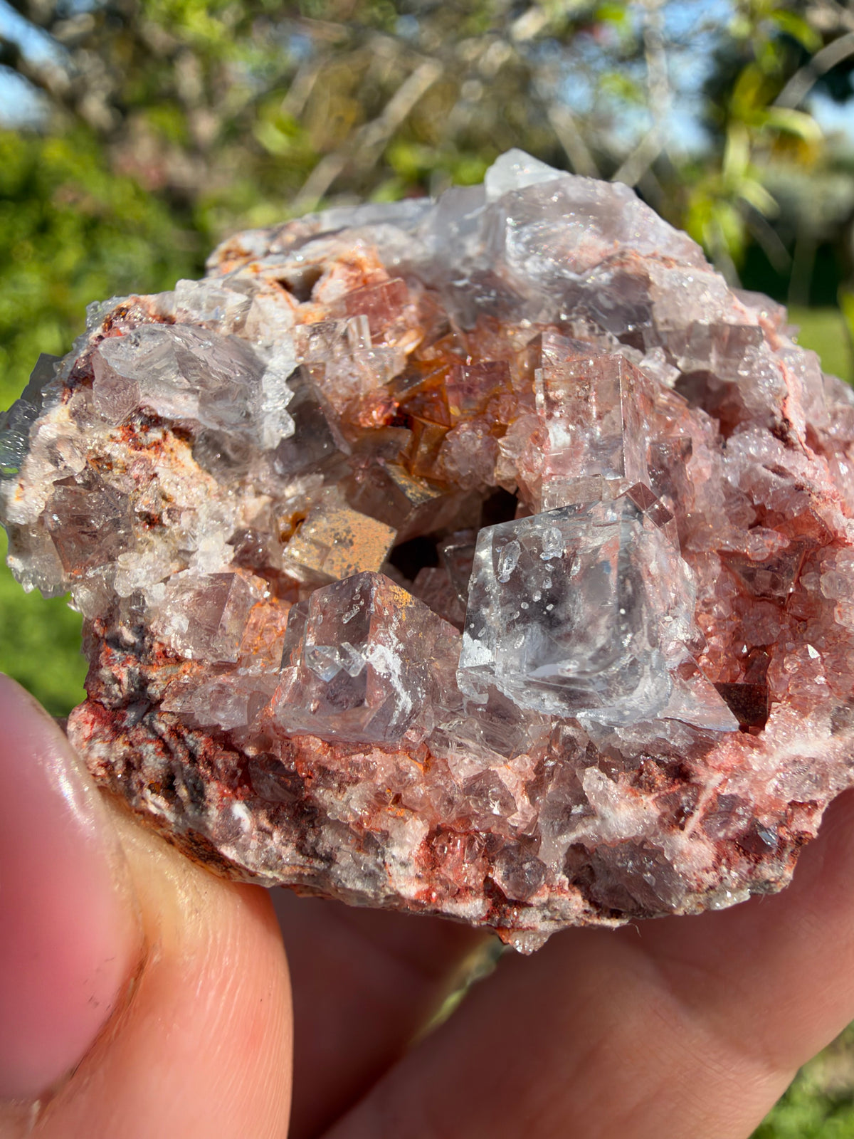 Lilac Fluorite, Hilarion Mine, Lavrion, Greece