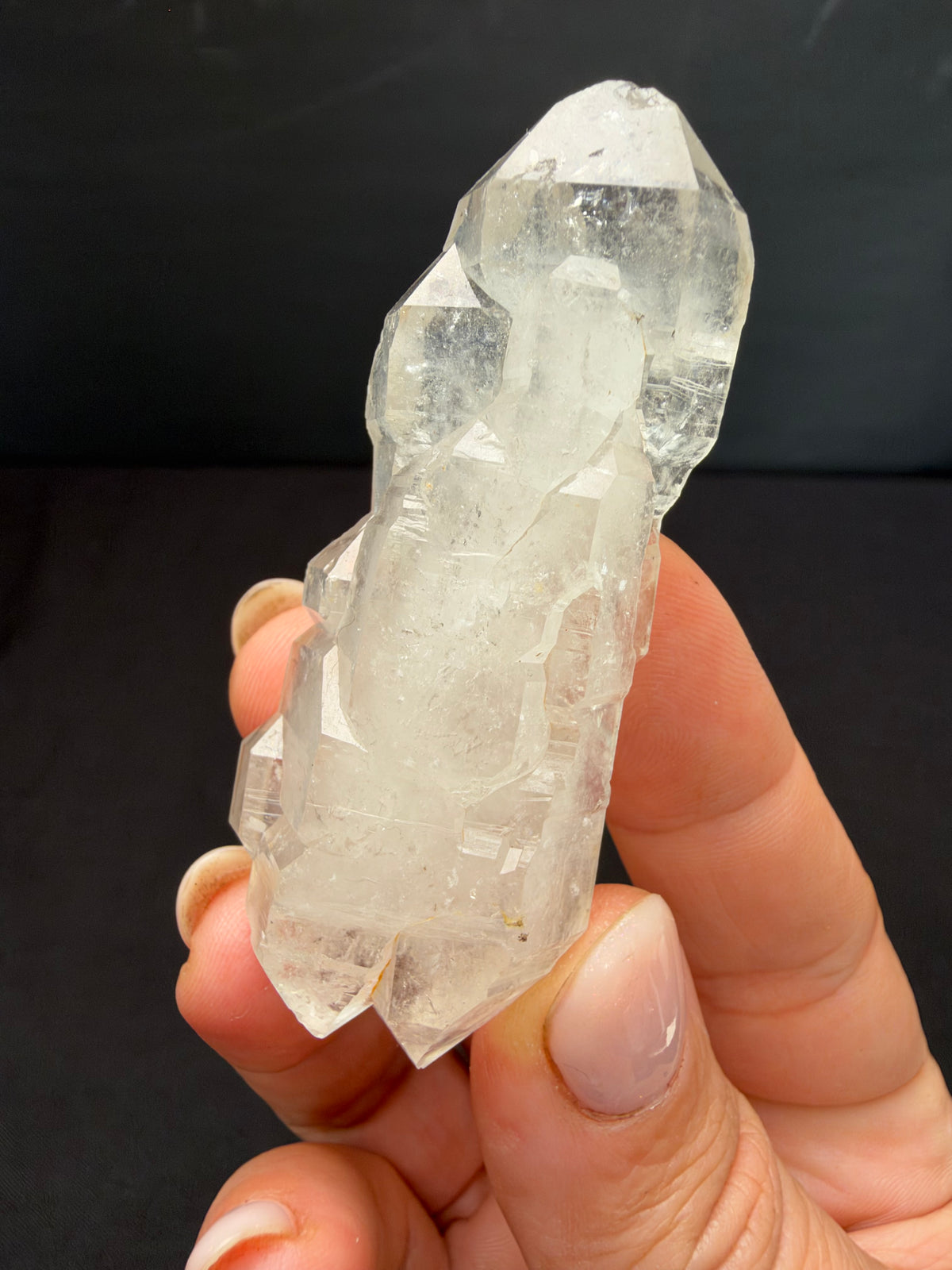 Double Terminated Quartz, Aït Ahmane, Morocco