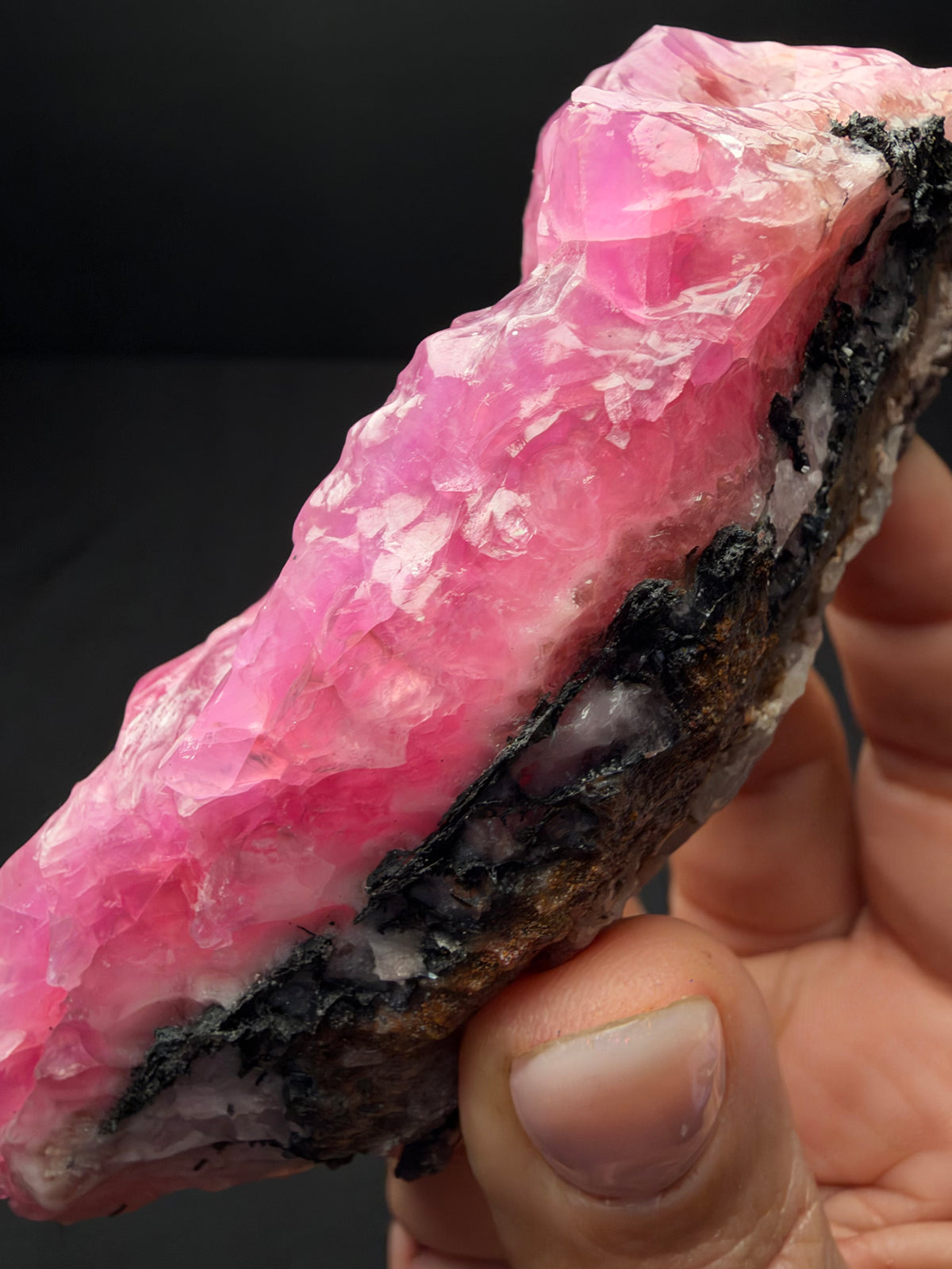 Cobalt Bearing Calcite, Bou Azzer Mine, Morocco