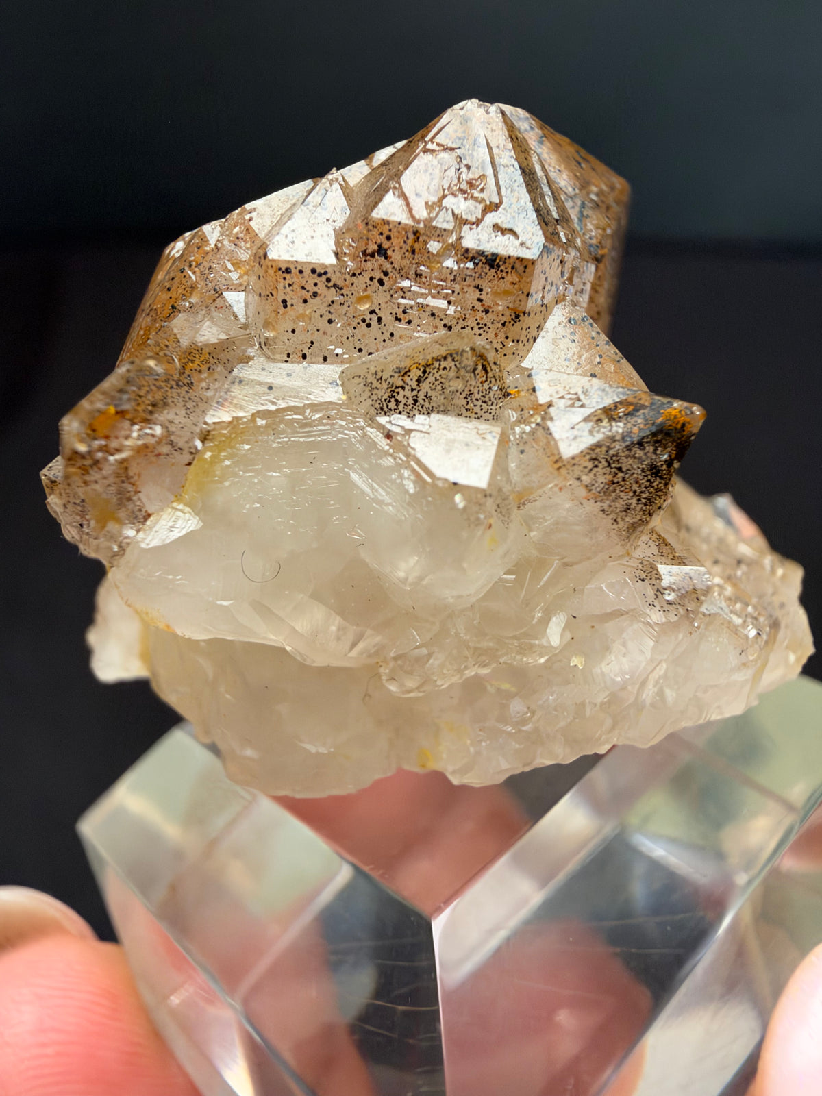 Quartz with Goethite, Tizirine, Morocco