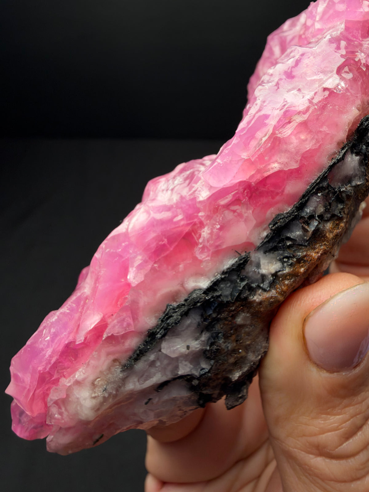 Cobalt Bearing Calcite, Bou Azzer Mine, Morocco