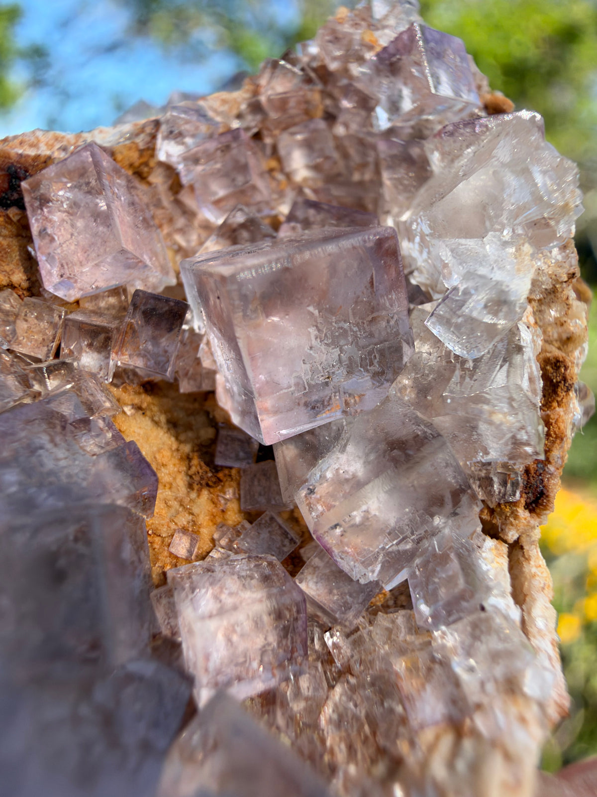 Fluorite, Hilarion Mine, Lavrion, Greece