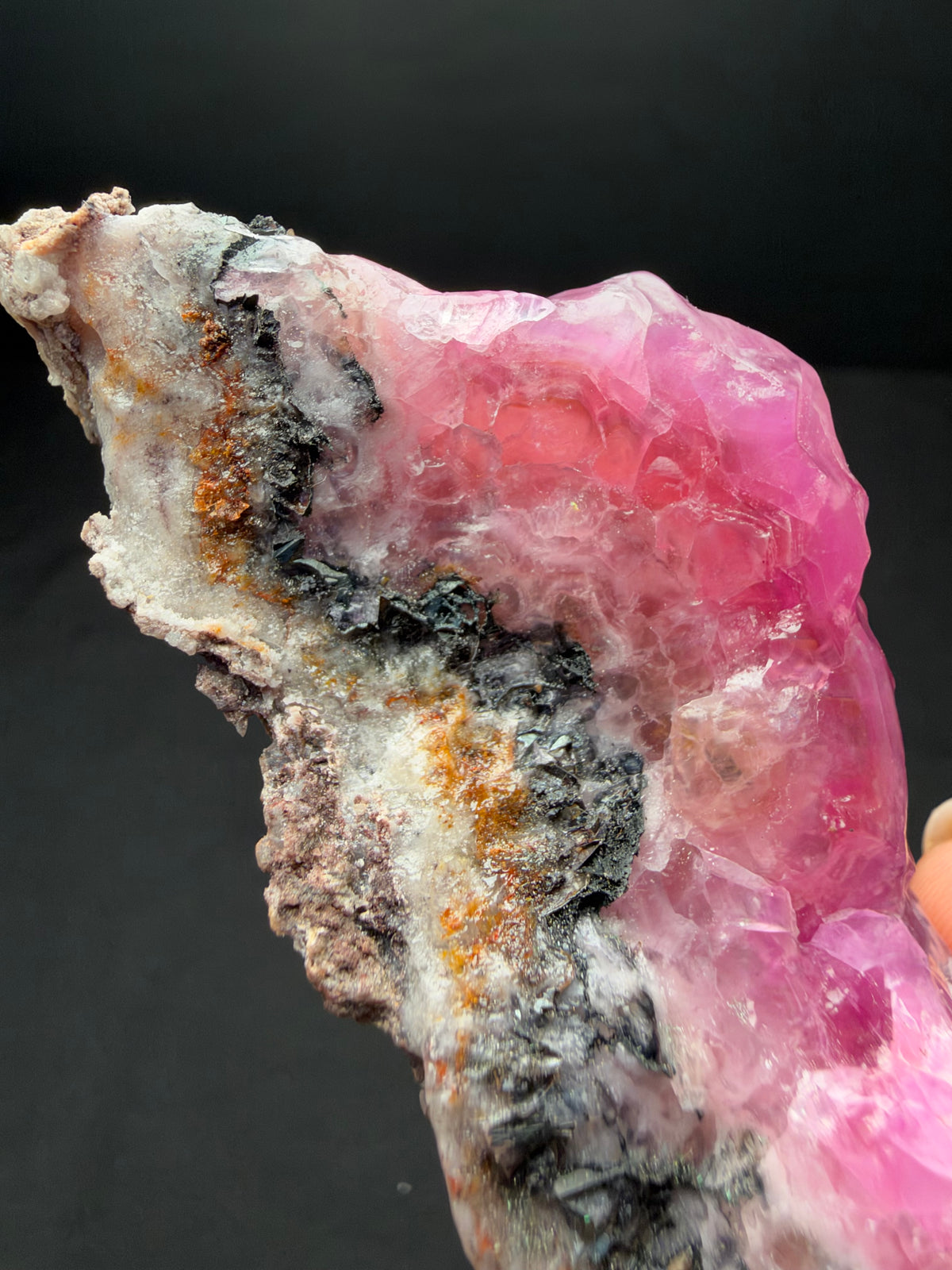 Cobalt Bearing Calcite, Bou Azzer Mine, Morocco