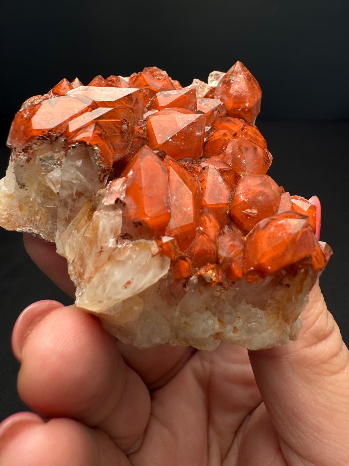 Quartz with Hematite, Orange River