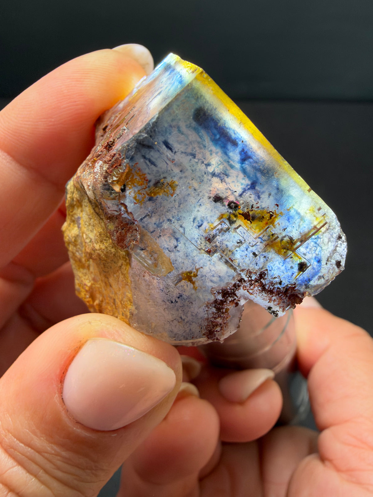 Fluorite, El Hamam Mine, Morocco