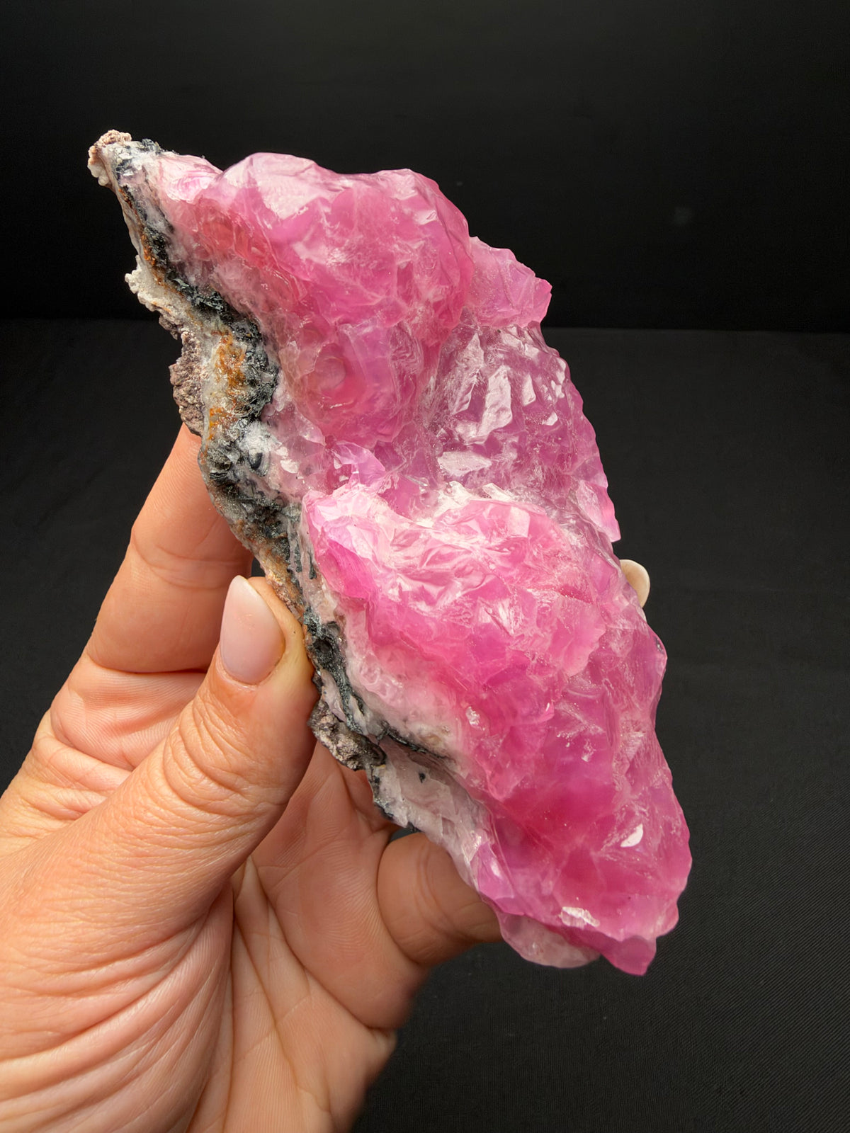 Cobalt Bearing Calcite, Bou Azzer Mine, Morocco