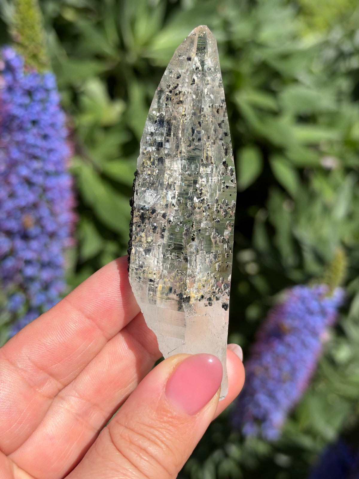 Tessin Quartz with Chlorite, Ganesh Himal, Nepal