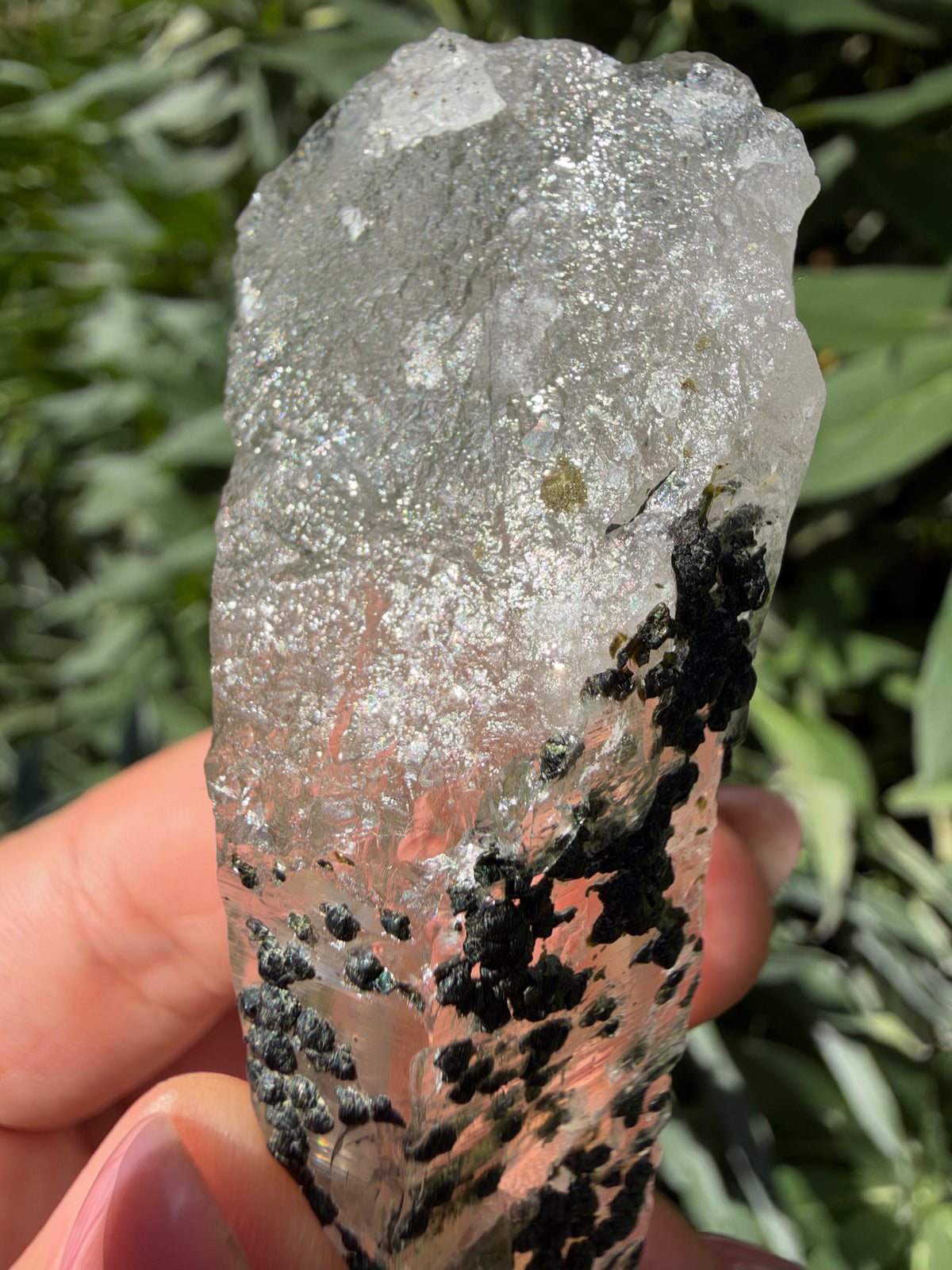 Tessin Quartz with Chlorite, Ganesh Himal, Nepal
