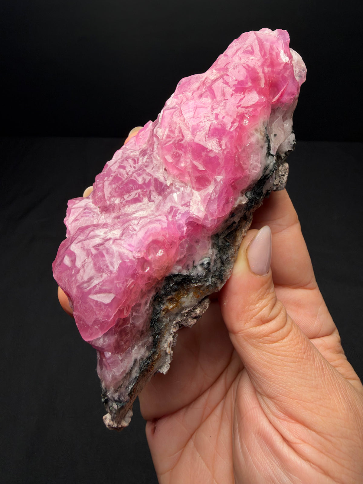 Cobalt Bearing Calcite, Bou Azzer Mine, Morocco