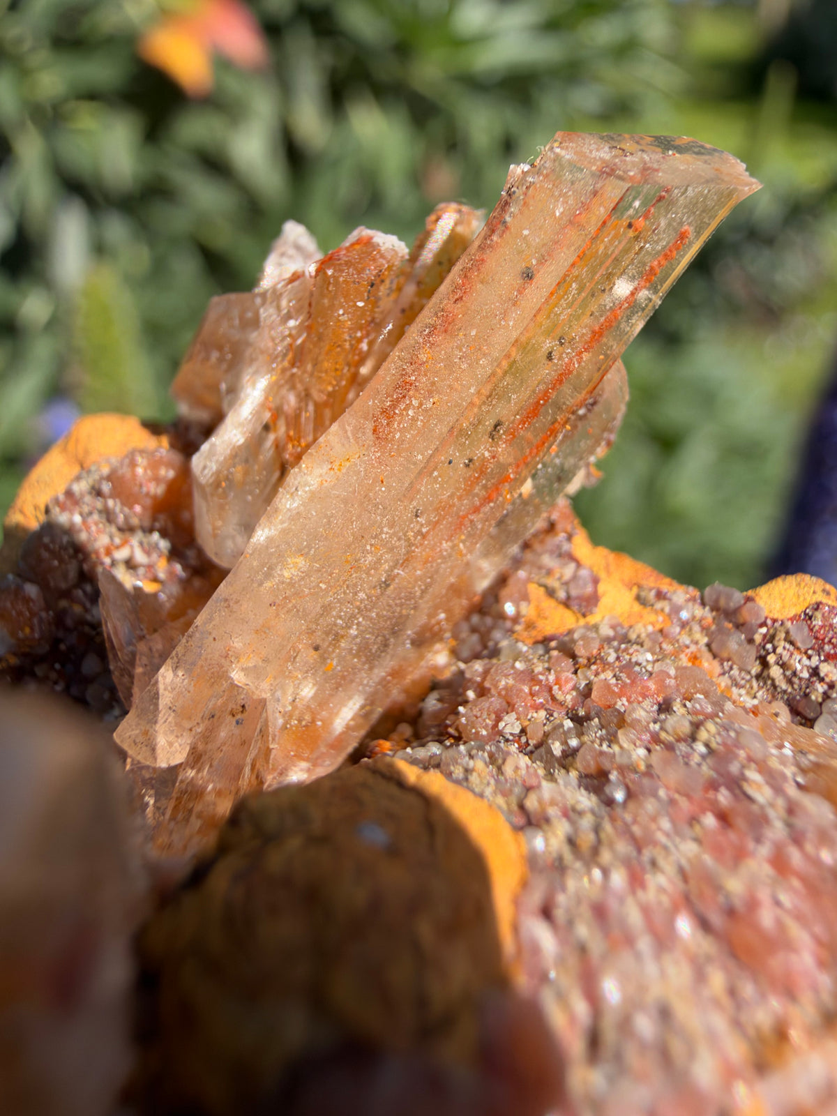 Smithsonite & Gypsum, Lavrion, Greece