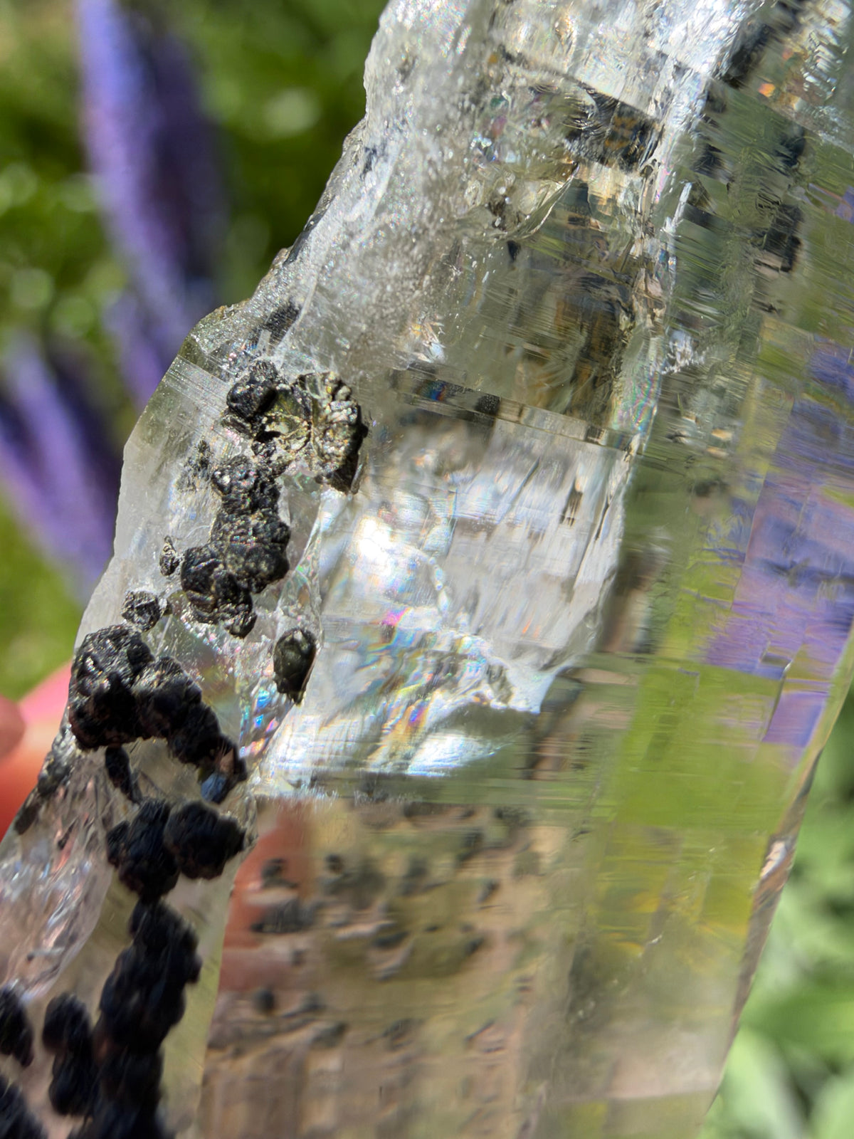 Tessin Quartz with Chlorite, Ganesh Himal, Nepal