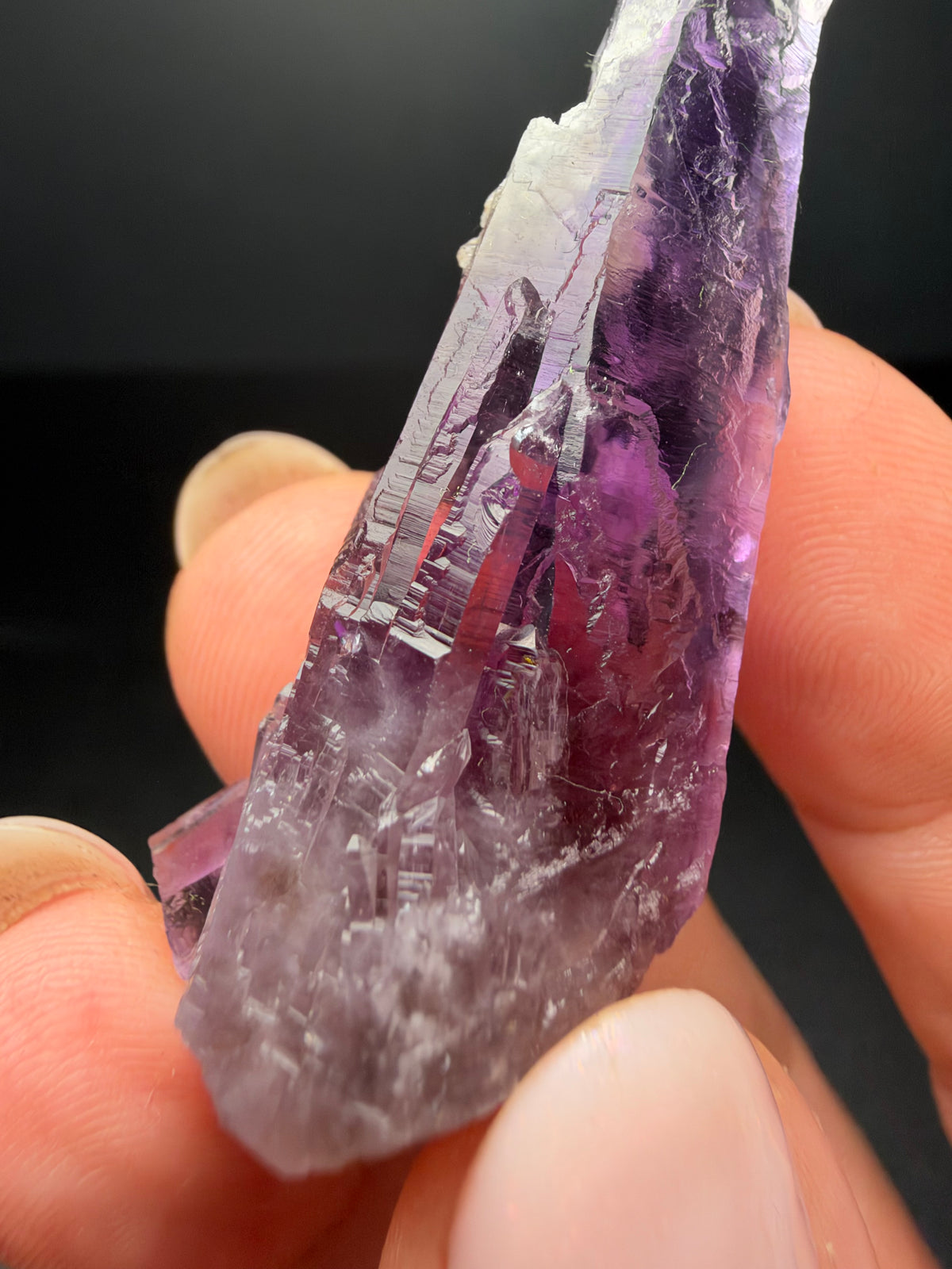6cm Etched Amethyst, Guerrero, Mexico