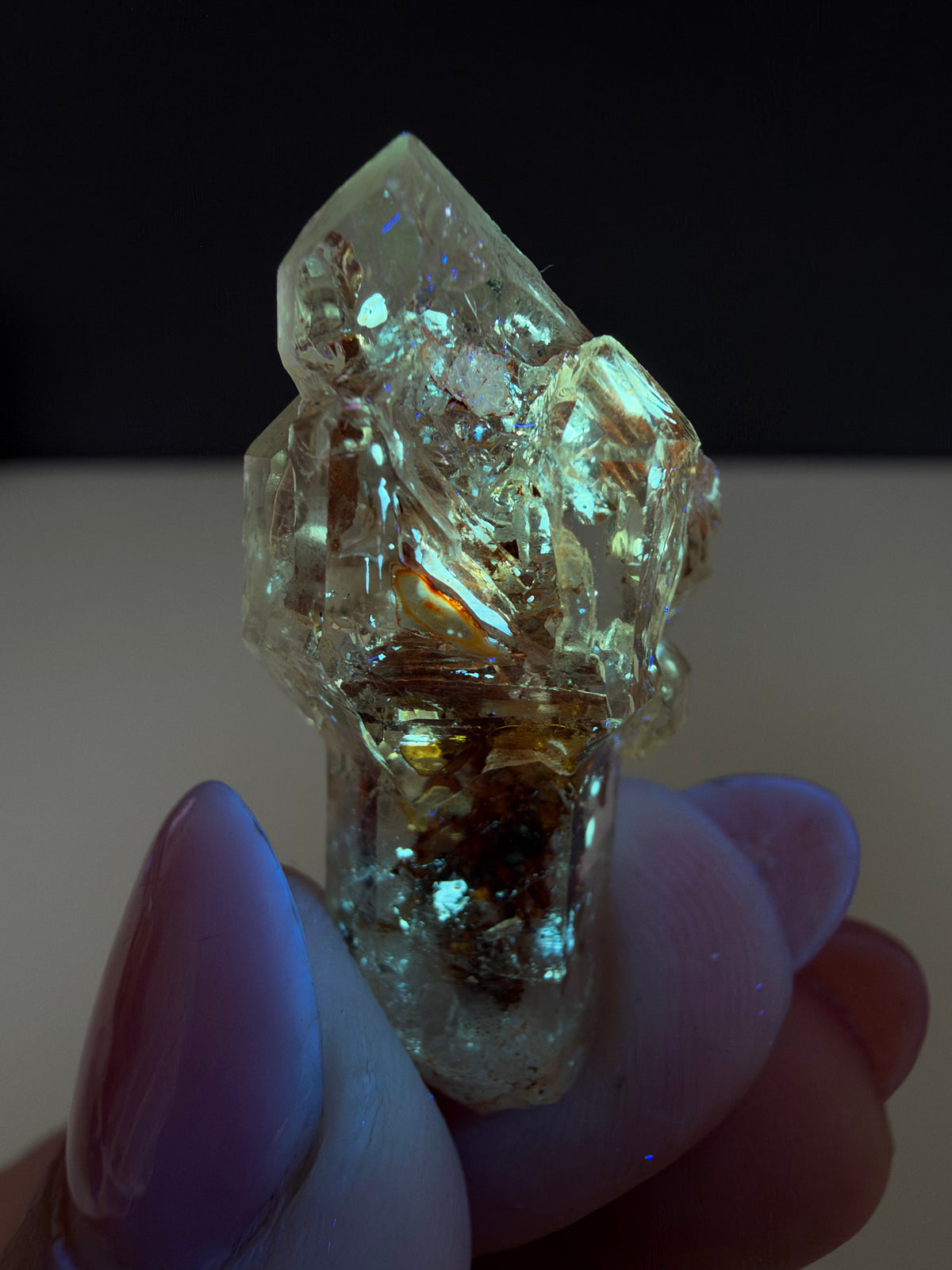 Firefly Quartz Scepter, Madirobe, Madagascar