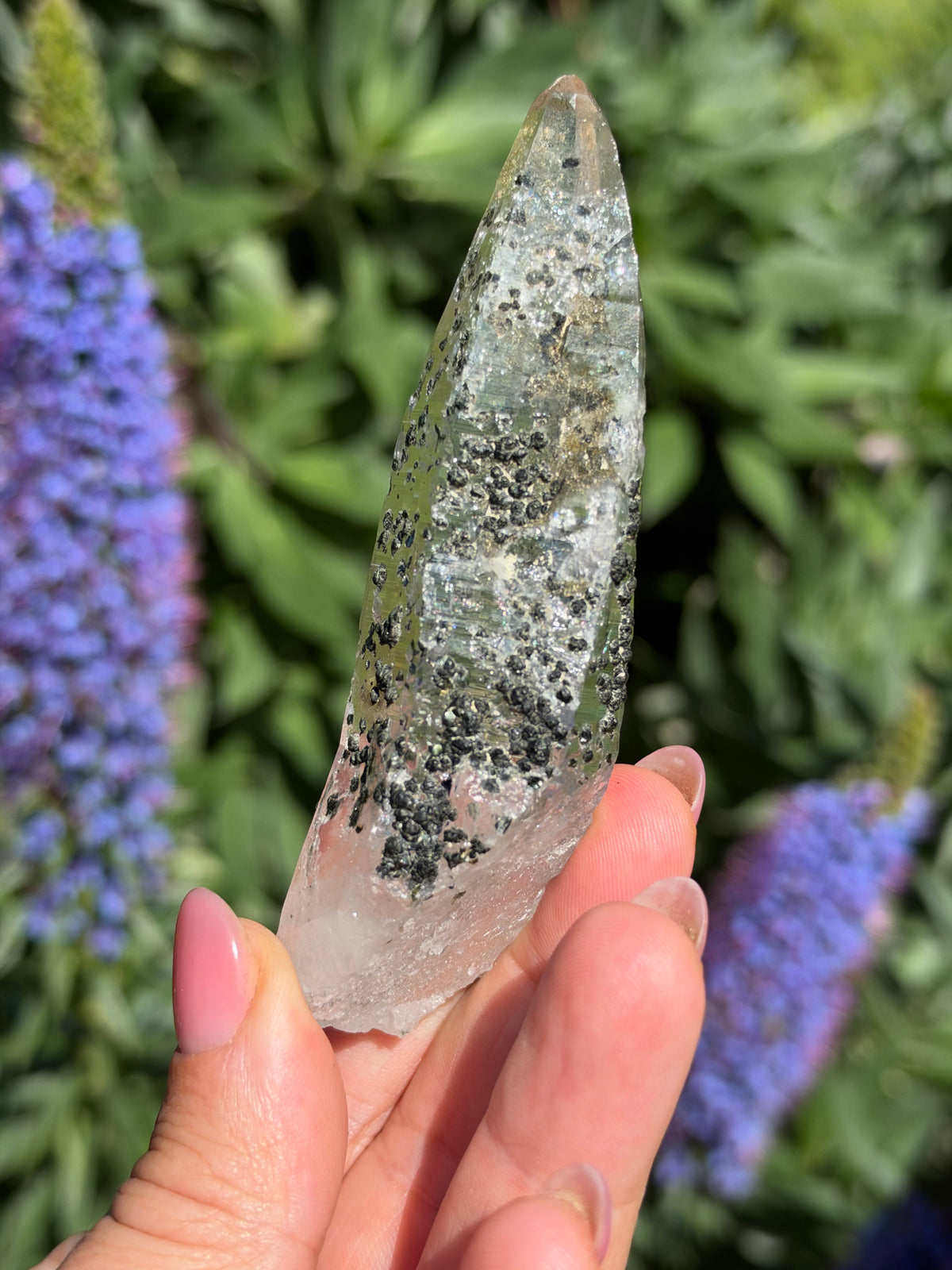 Tessin Quartz with Chlorite, Ganesh Himal, Nepal