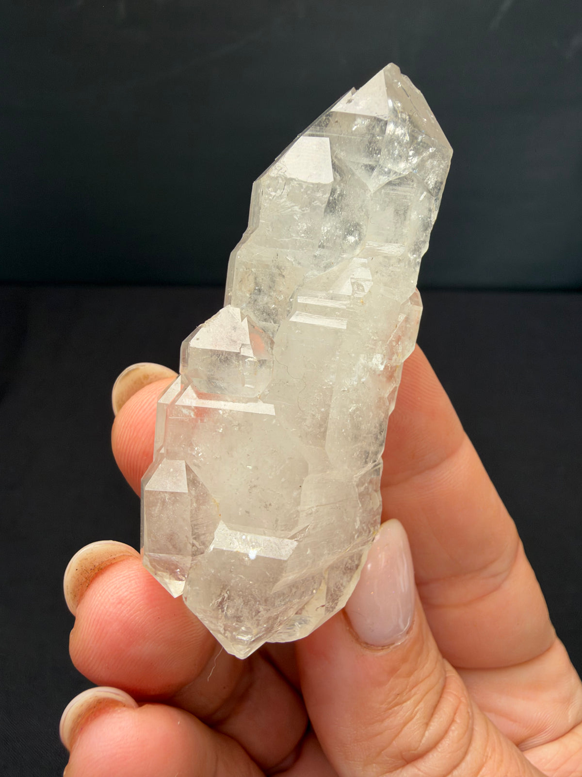 Double Terminated Quartz, Aït Ahmane, Morocco