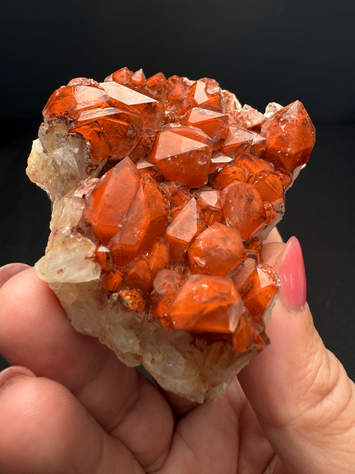Quartz with Hematite, Orange River