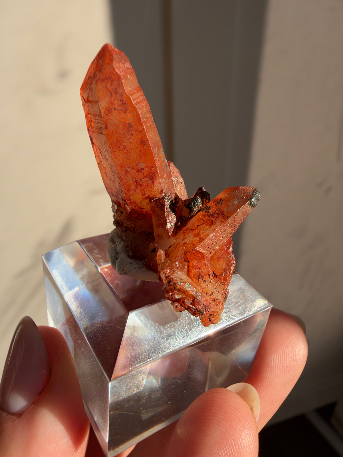 Ferruginous Quartz Miniature, Tinejdad, Morocco