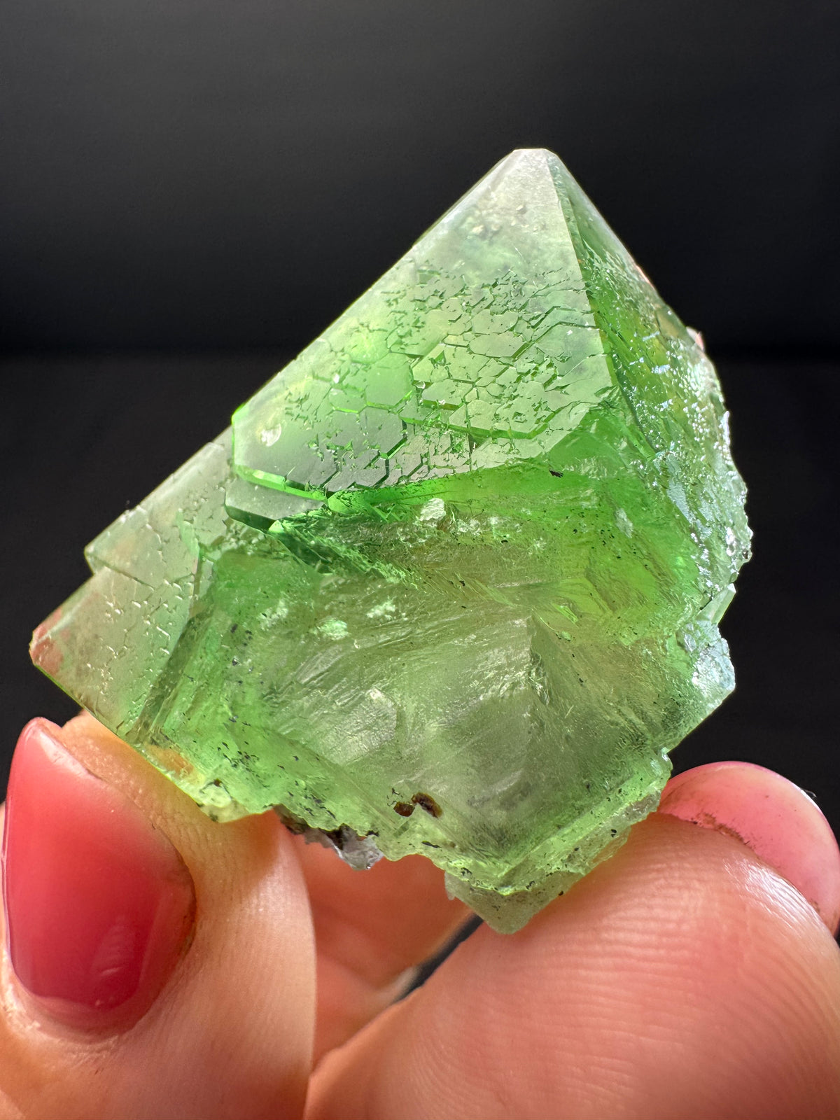 Fluorite with Pyrite, Milpo Mine, Peru
