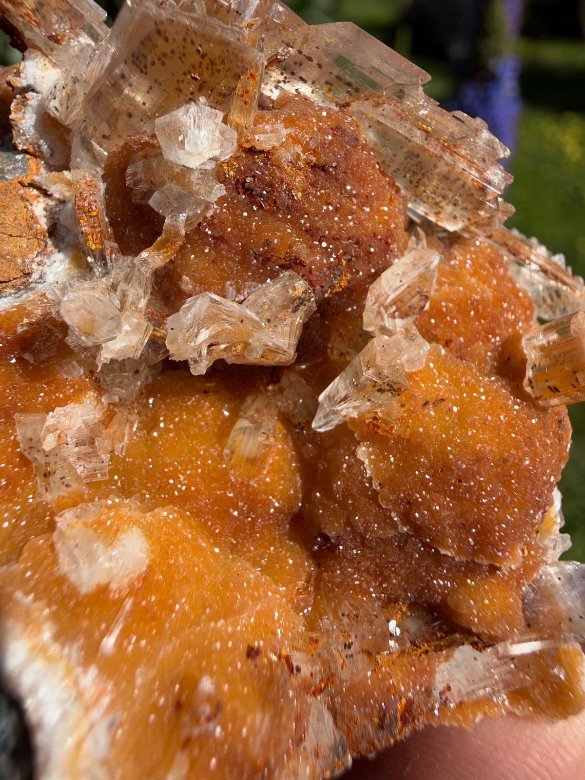 Smithsonite & Gypsum, Lavrion, Greece