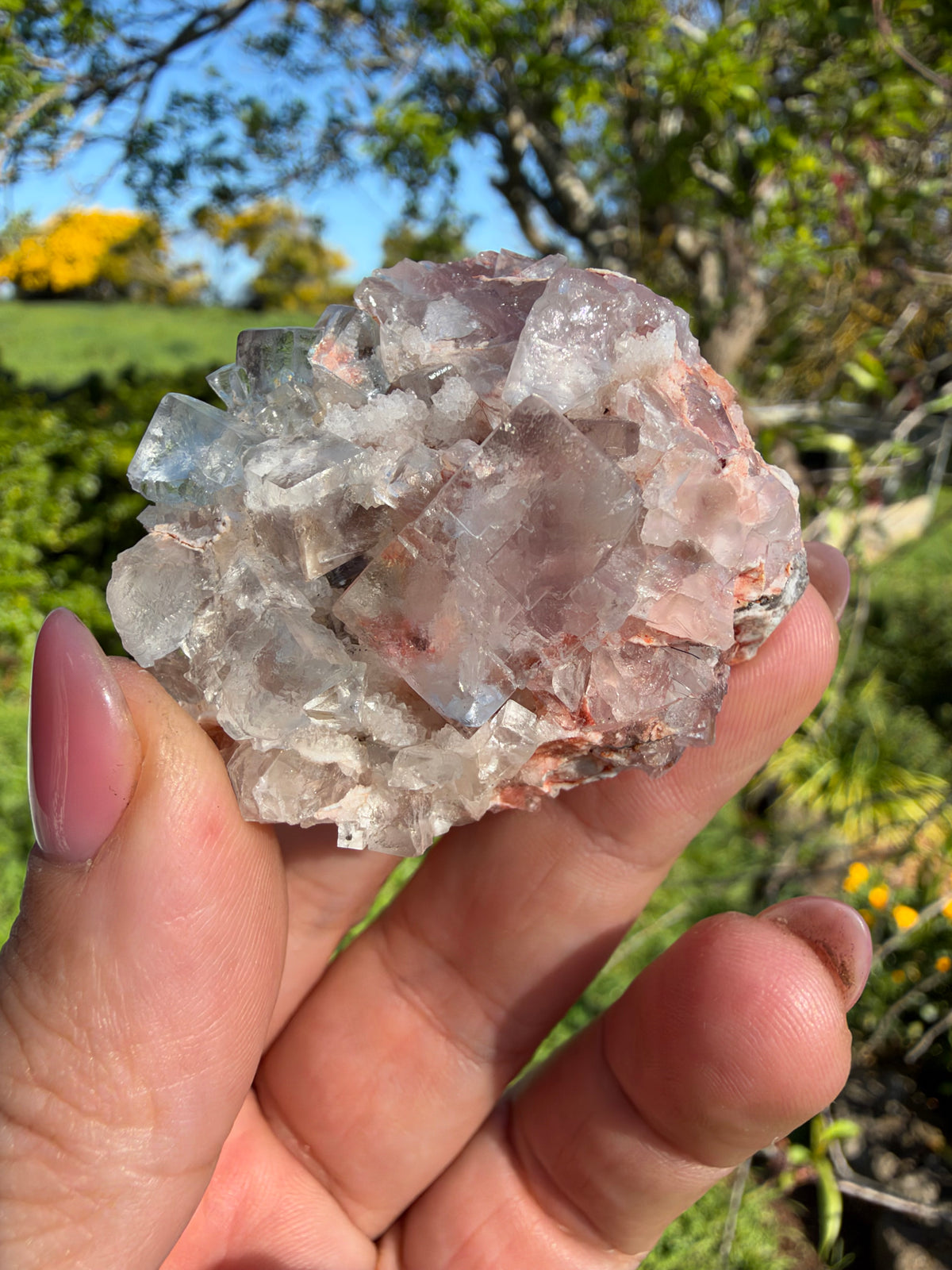 Lilac Fluorite, Hilarion Mine, Lavrion, Greece