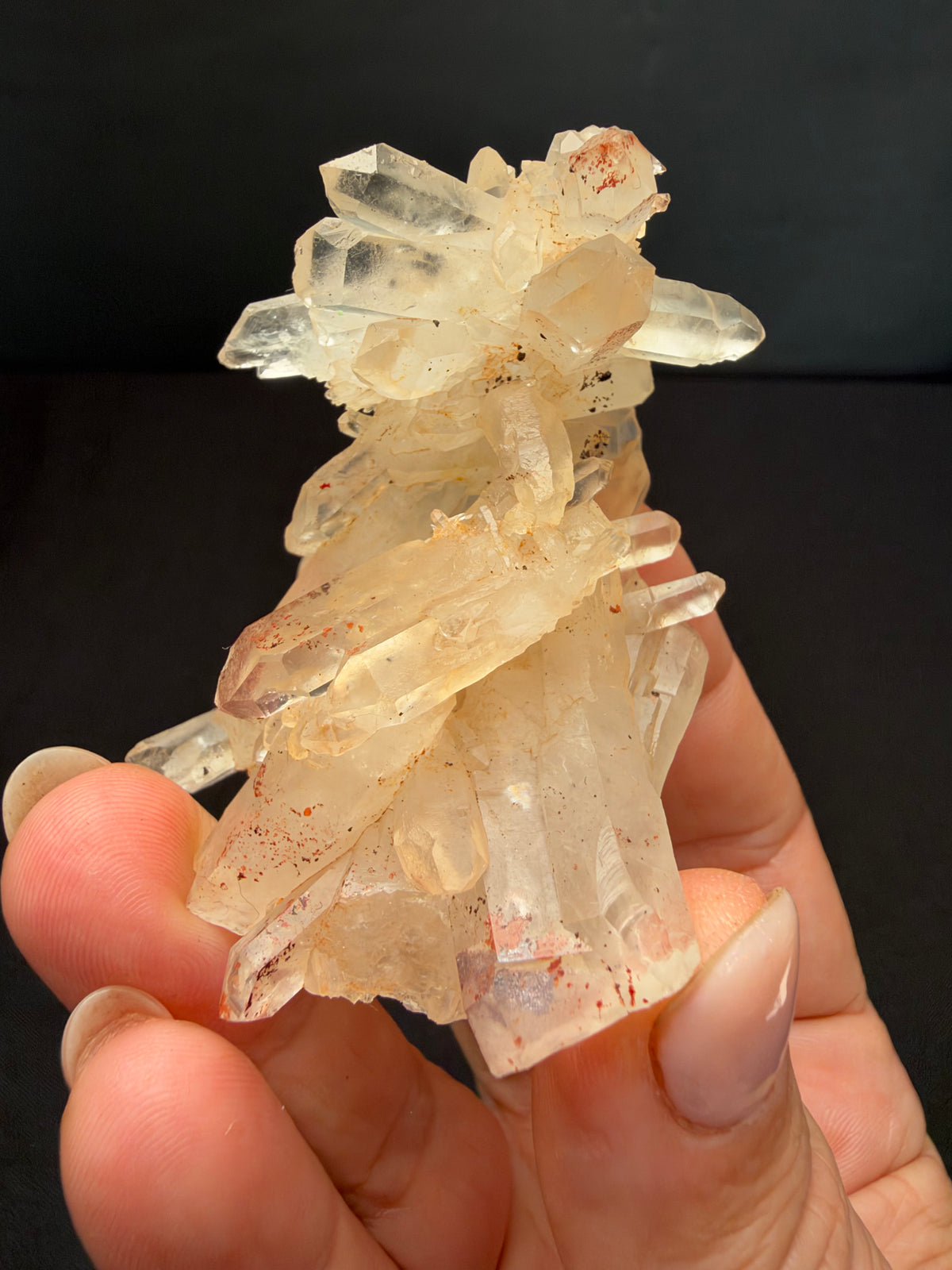Faden Quartz with Hematite, Iouriren Mine, Morocco