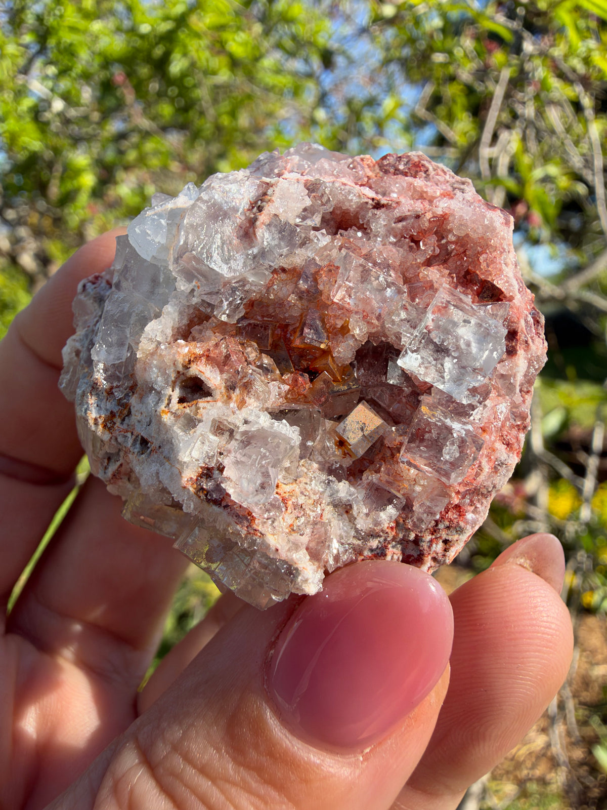 Lilac Fluorite, Hilarion Mine, Lavrion, Greece