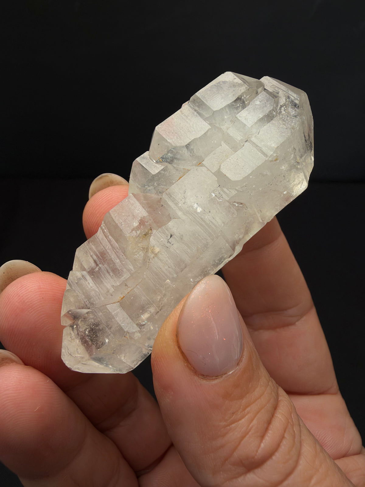 Double Terminated Quartz, Aït Ahmane, Morocco