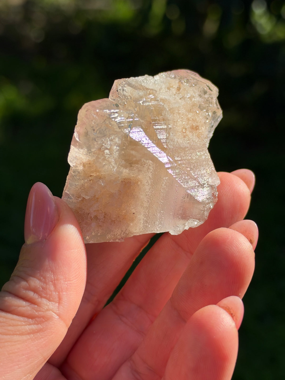 Etched Clear Fluorite, Lavrion, Greece