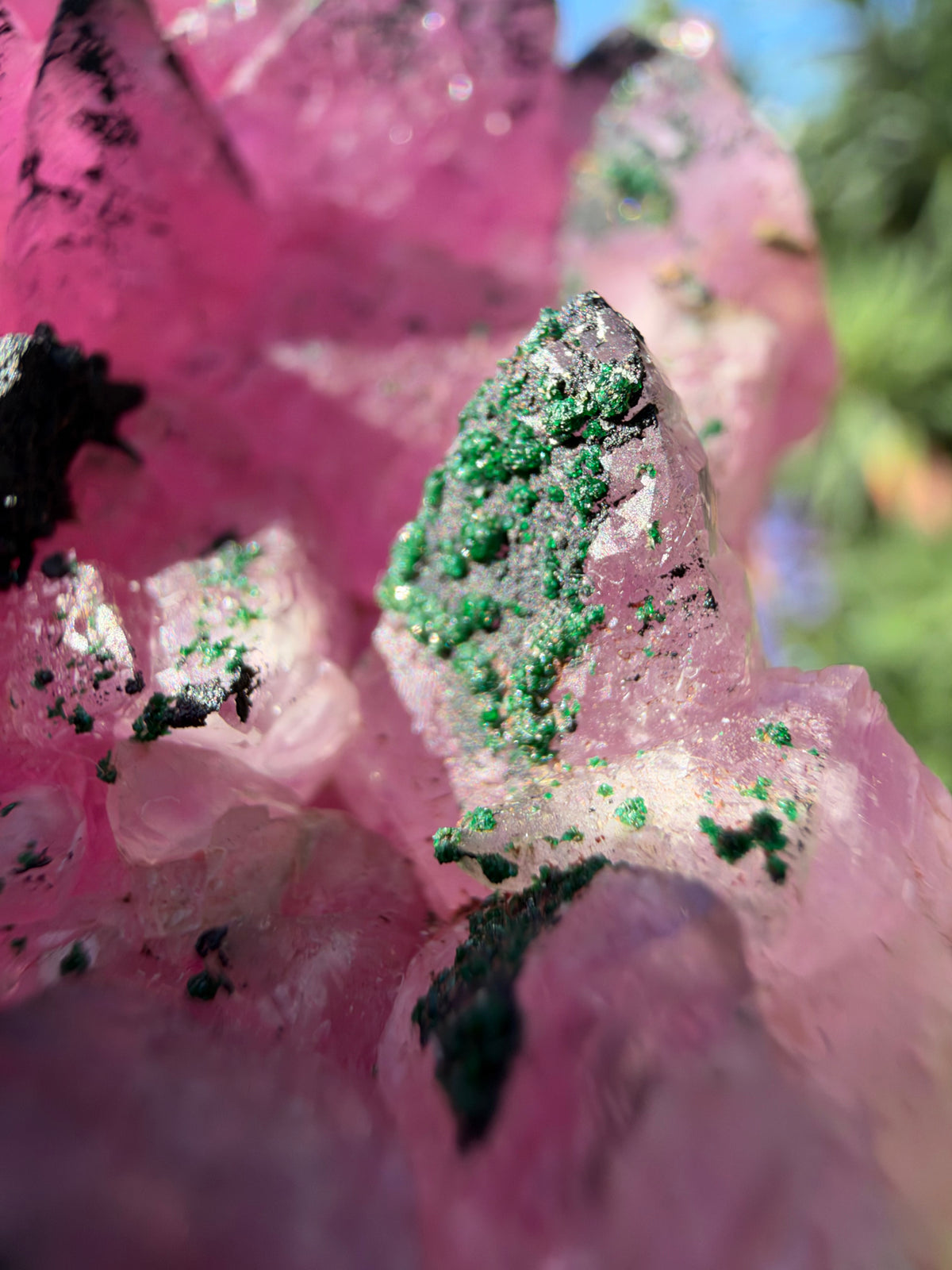 141g Cobalt bearing Calcite with Malachite, DR Congo