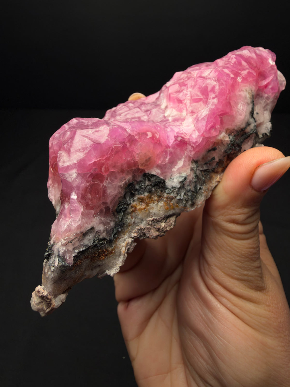 Cobalt Bearing Calcite, Bou Azzer Mine, Morocco