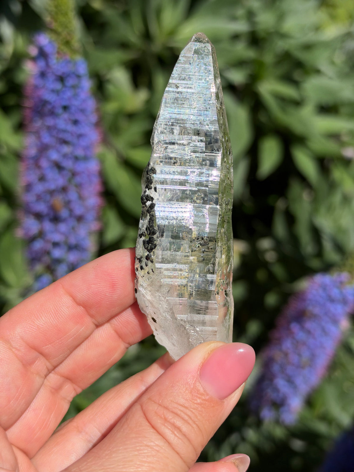 Tessin Quartz with Chlorite, Ganesh Himal, Nepal