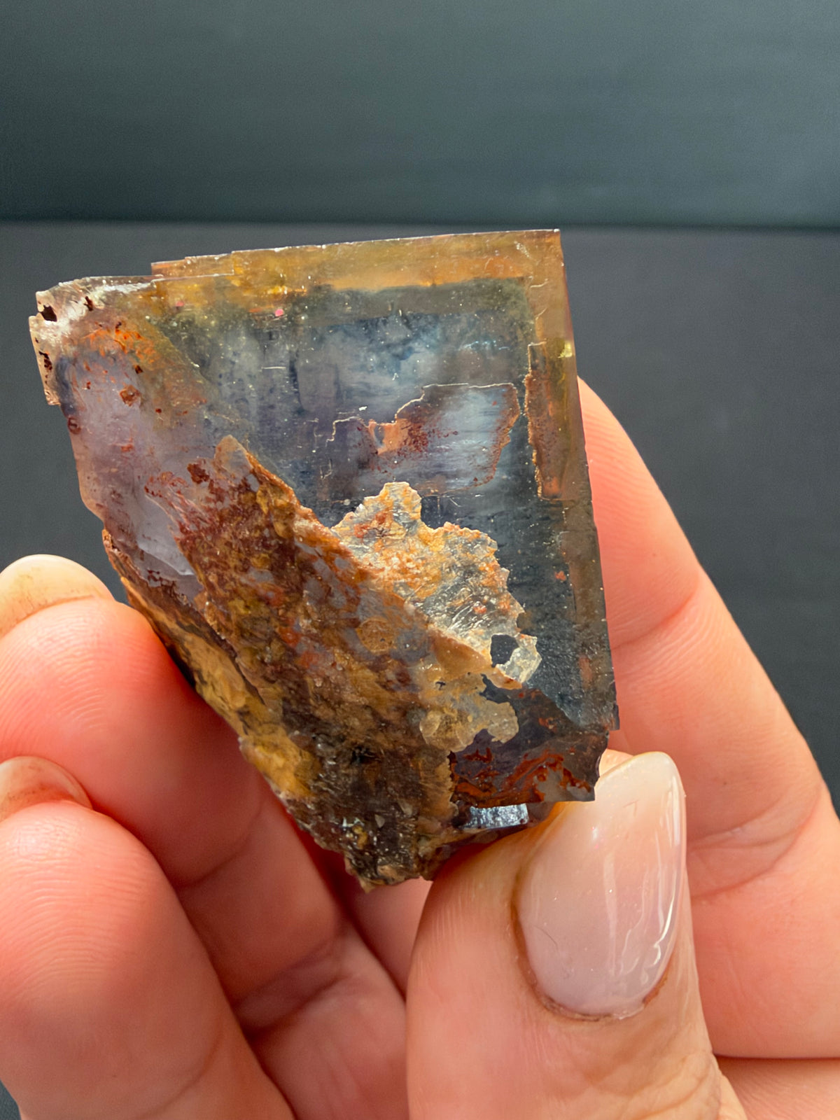 Fluorite, El Hamam Mine, Morocco