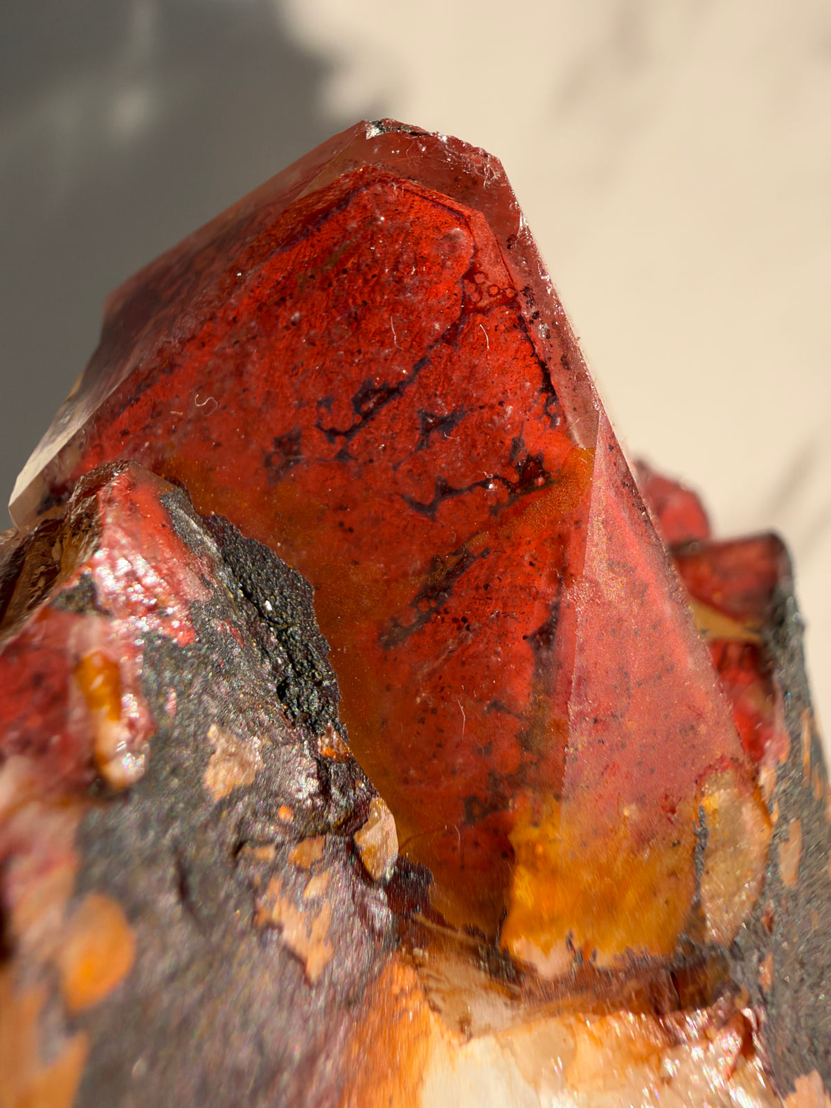 Ferruginous Quartz, Tizrine, Morocco