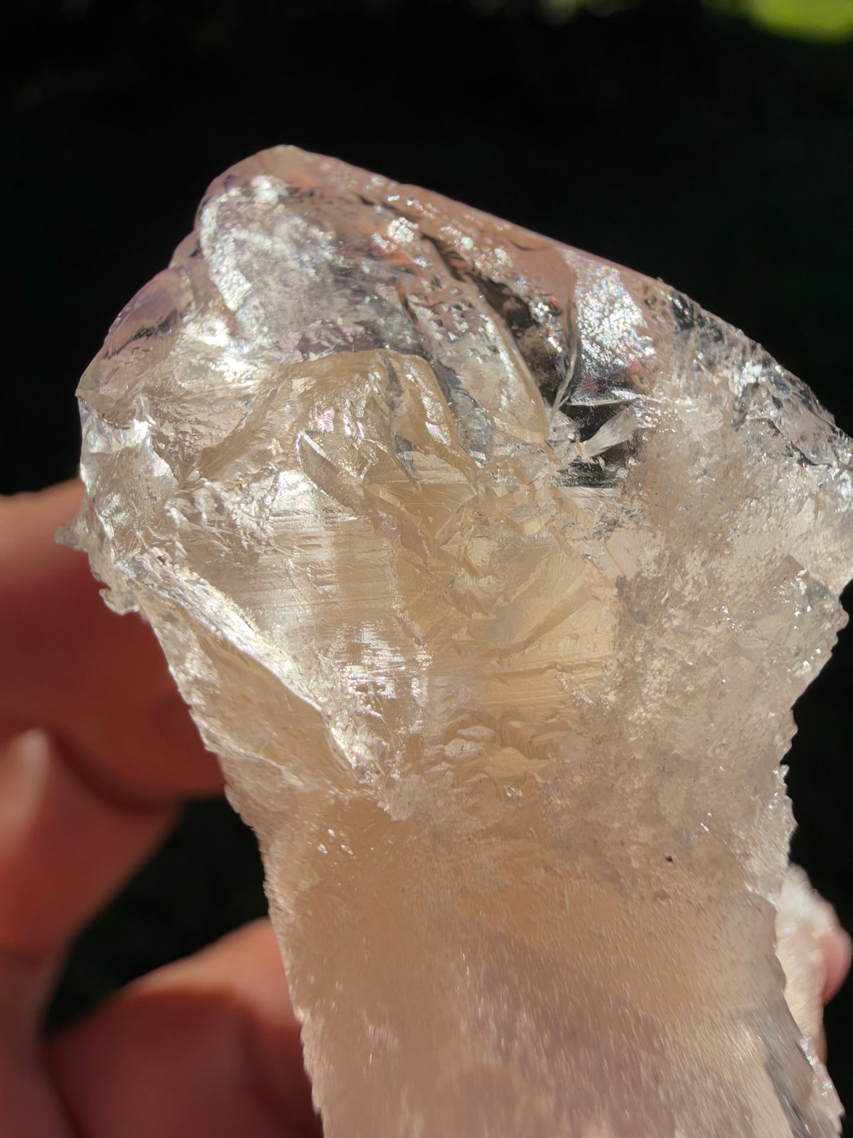 Etched Clear Fluorite, Lavrion, Greece