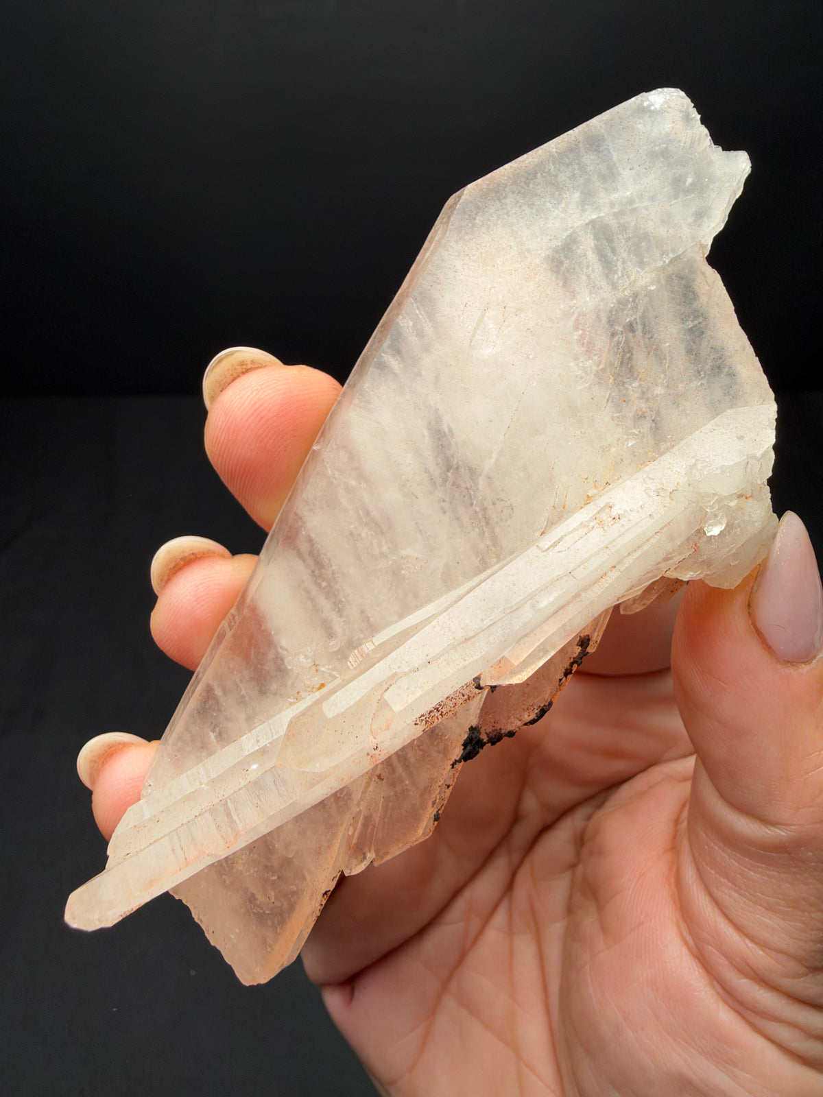 Faden Quartz with Hematite, Iouriren Mine, Morocco