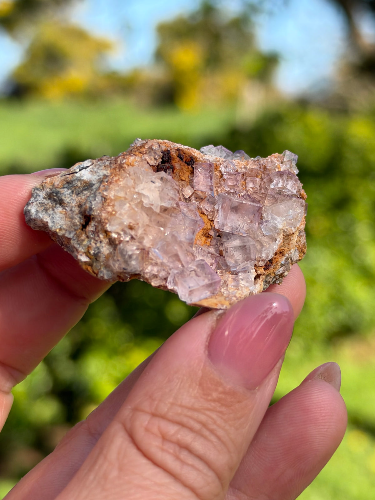 Fluorite, Hilarion Mine, Lavrion, Greece