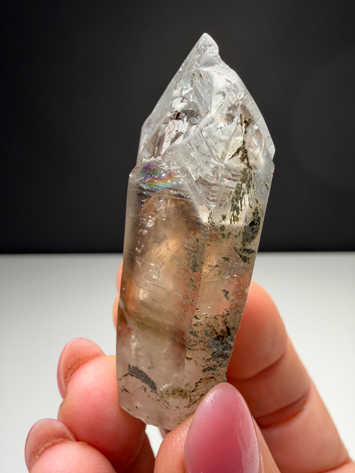 Deep Fenster Enhydro Quartz, Goboboseb, Namibia