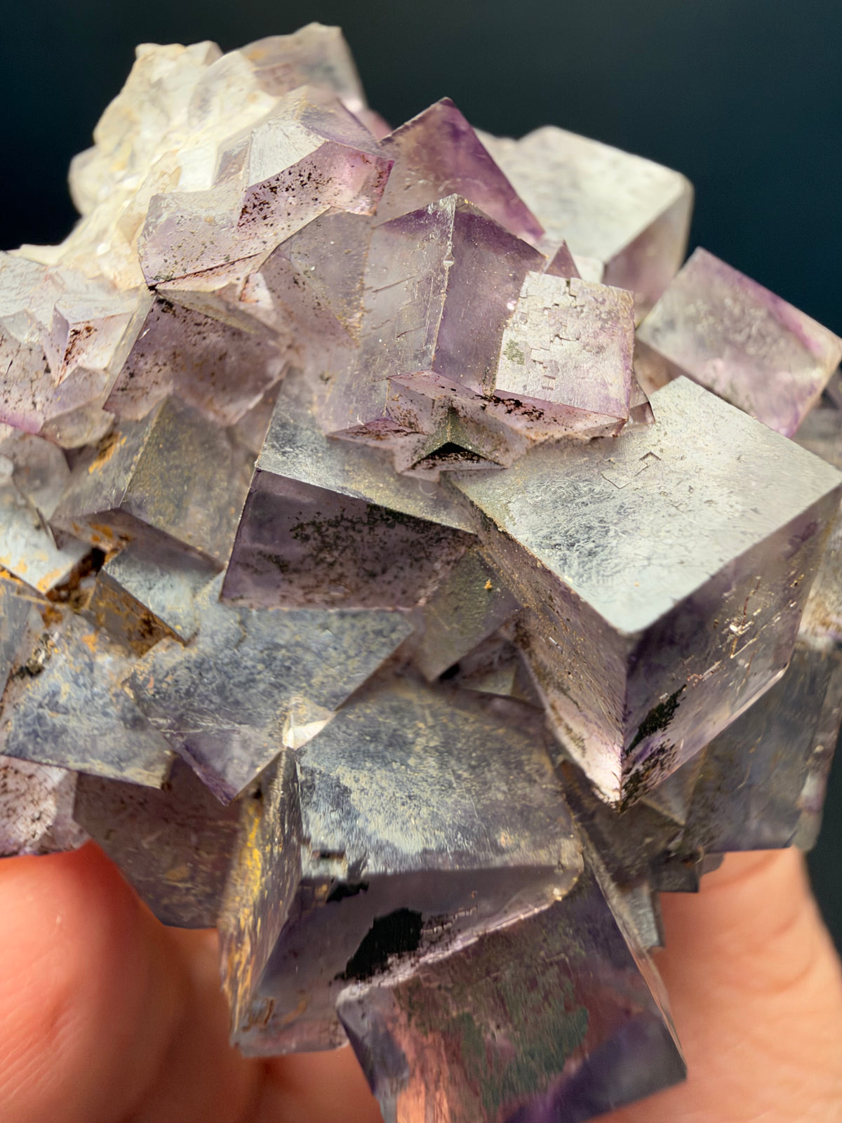 Fluorite, Touroug-El Hamda Quarries, Morocco