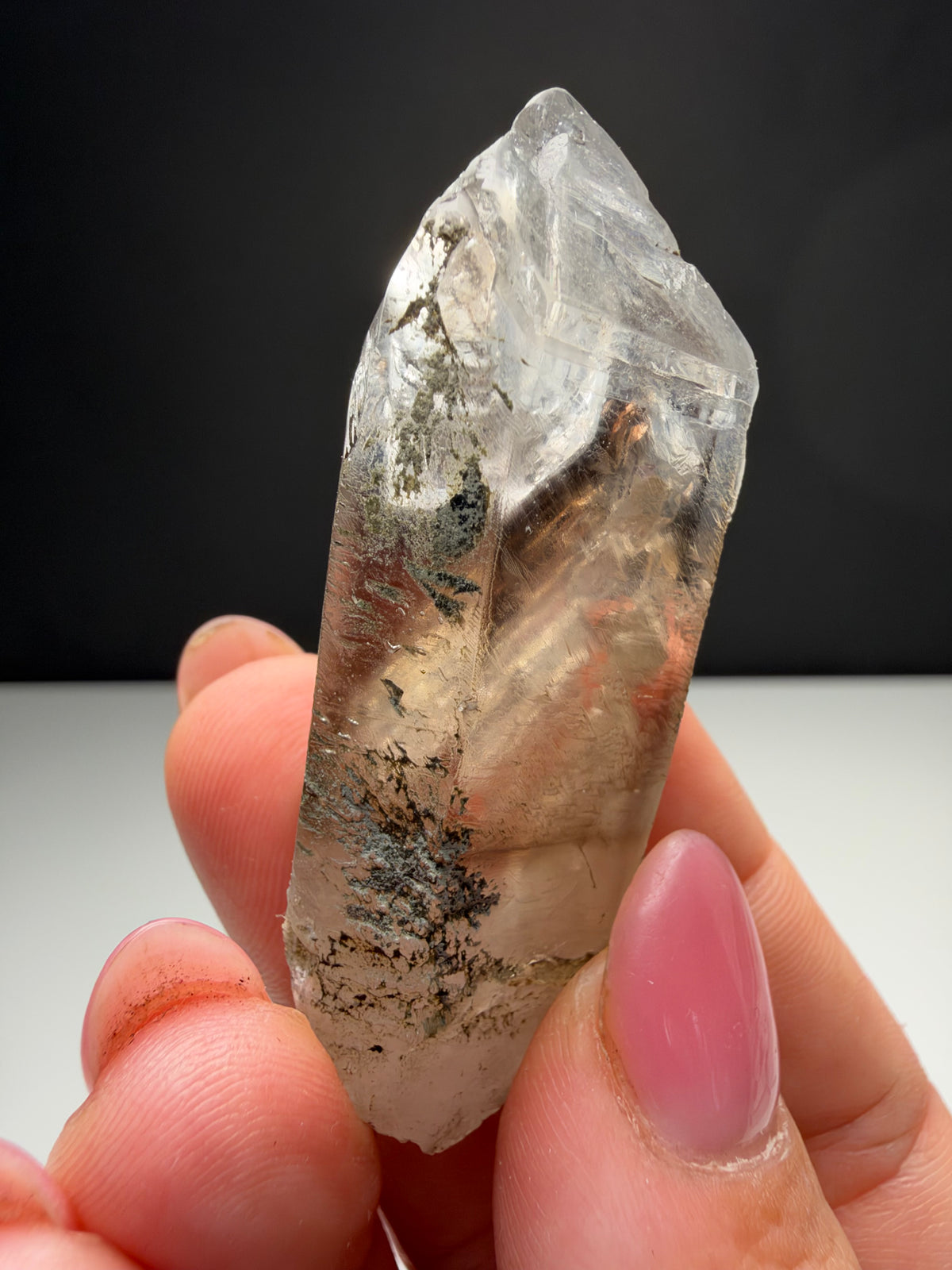 Deep Fenster Enhydro Quartz, Goboboseb, Namibia