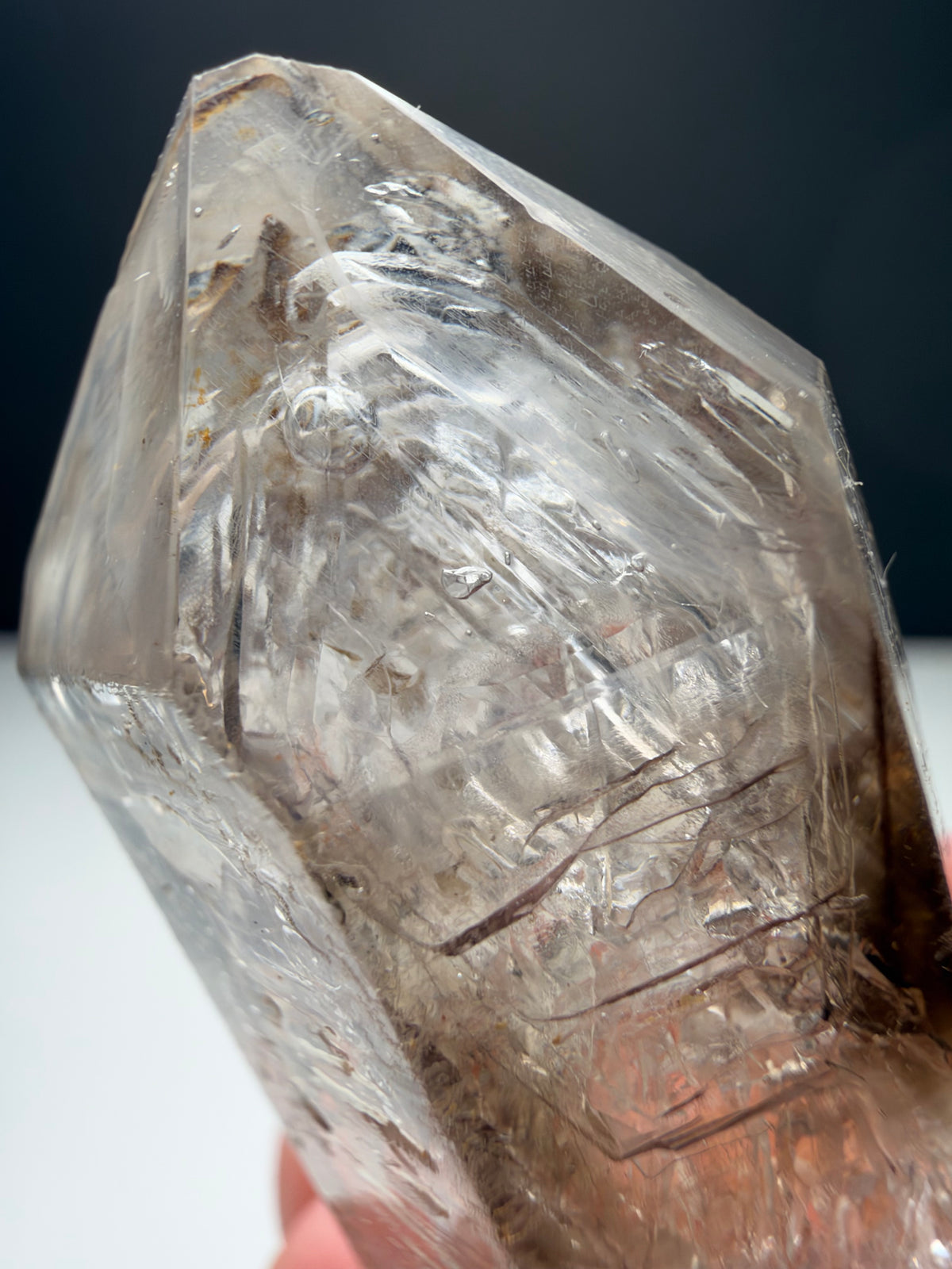 3 bubbles Enhydro Quartz, Goboboseb, Namibia