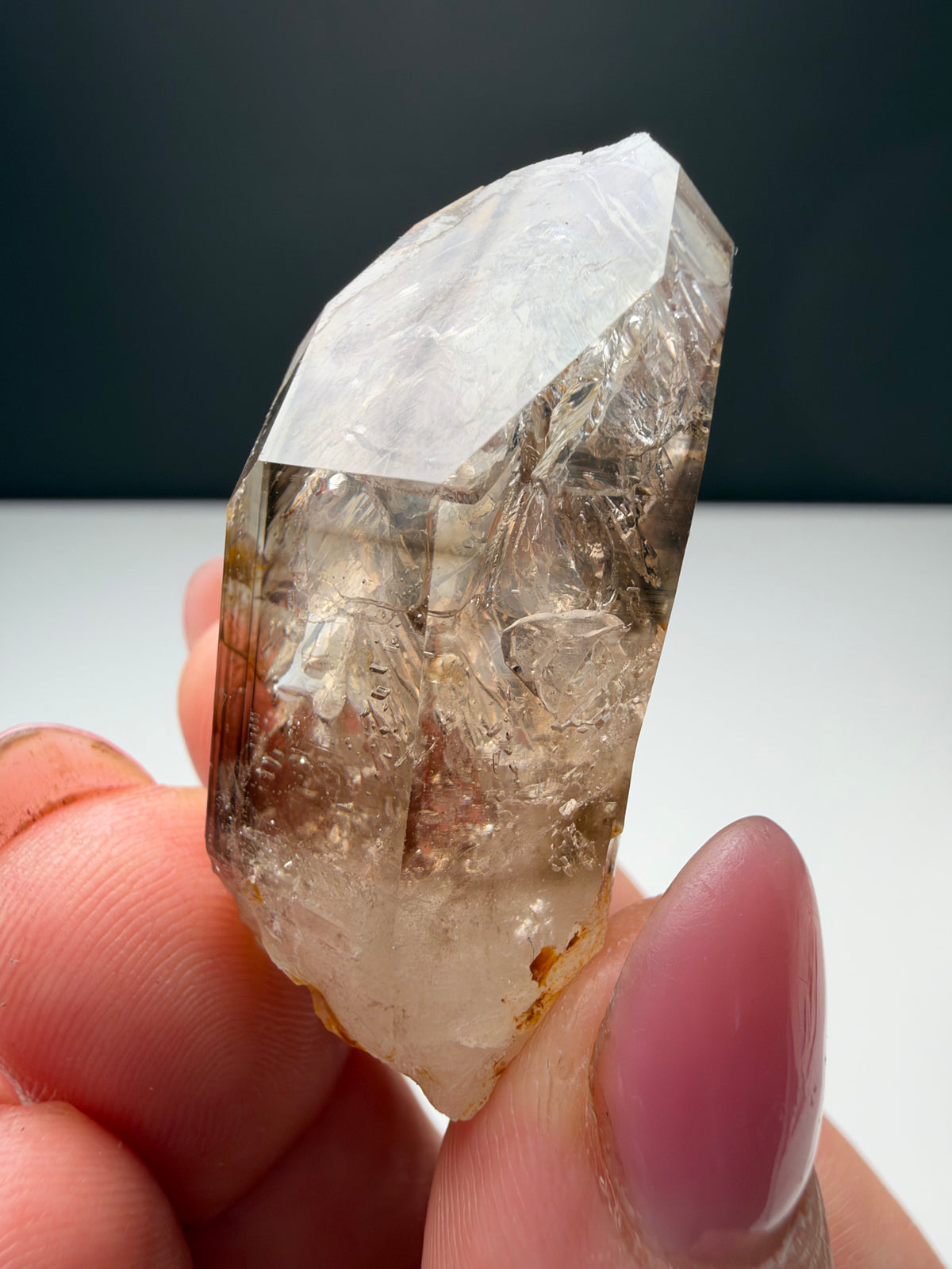 3+ Bubbles, Enhydro Quartz, Goboboseb, Namibia