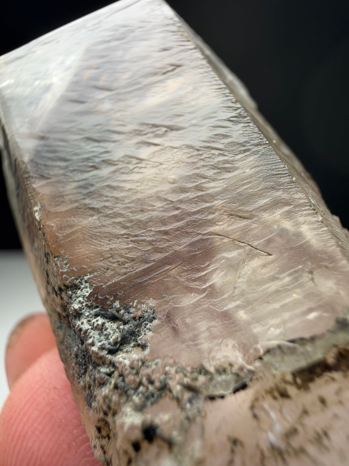 Deep Fenster Enhydro Quartz, Goboboseb, Namibia