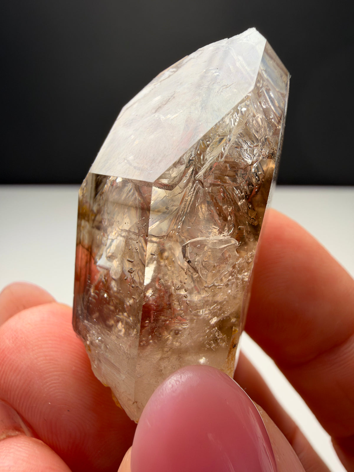 3+ Bubbles, Enhydro Quartz, Goboboseb, Namibia