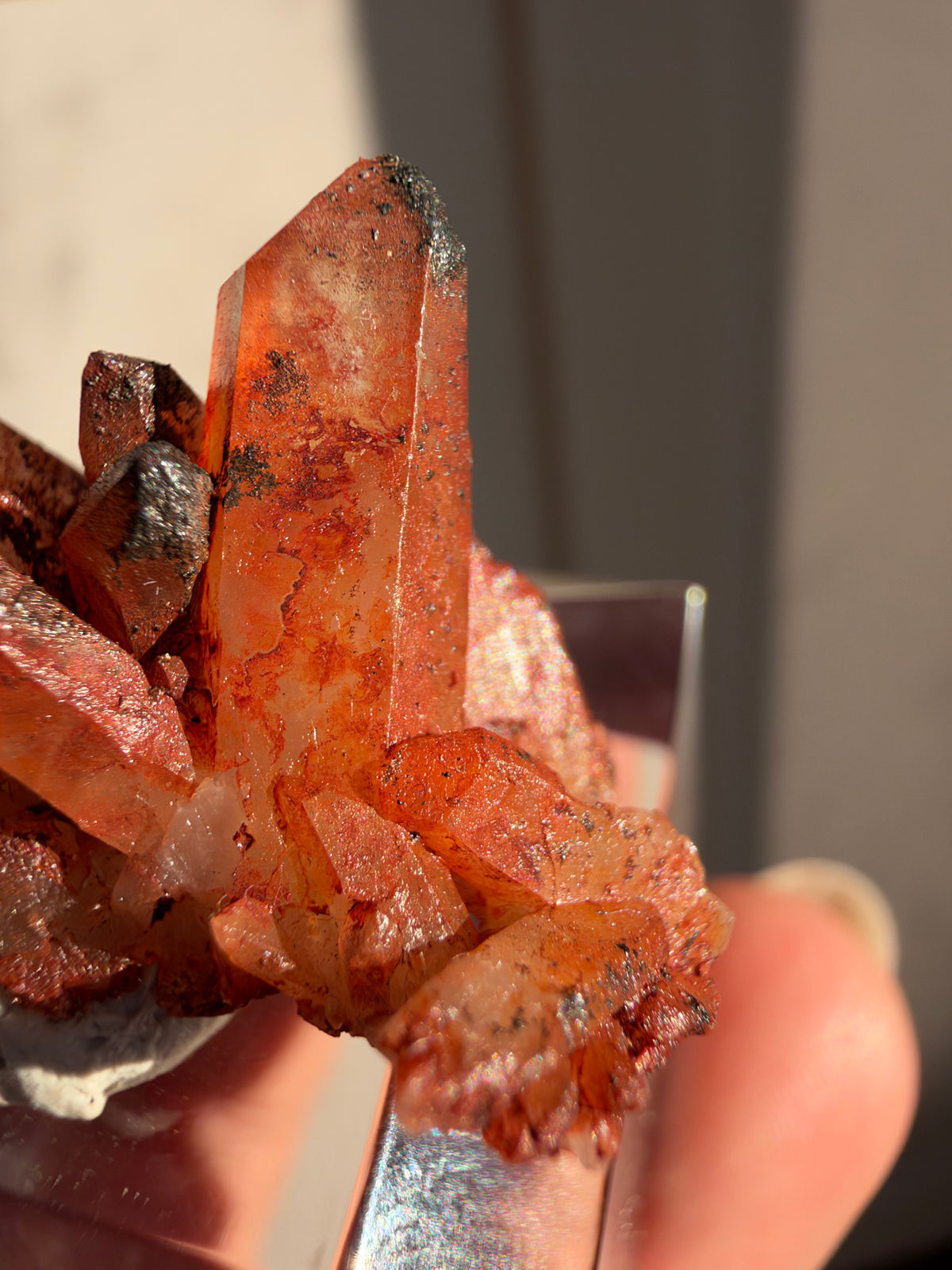 Ferruginous Quartz Miniature, Tinejdad, Morocco