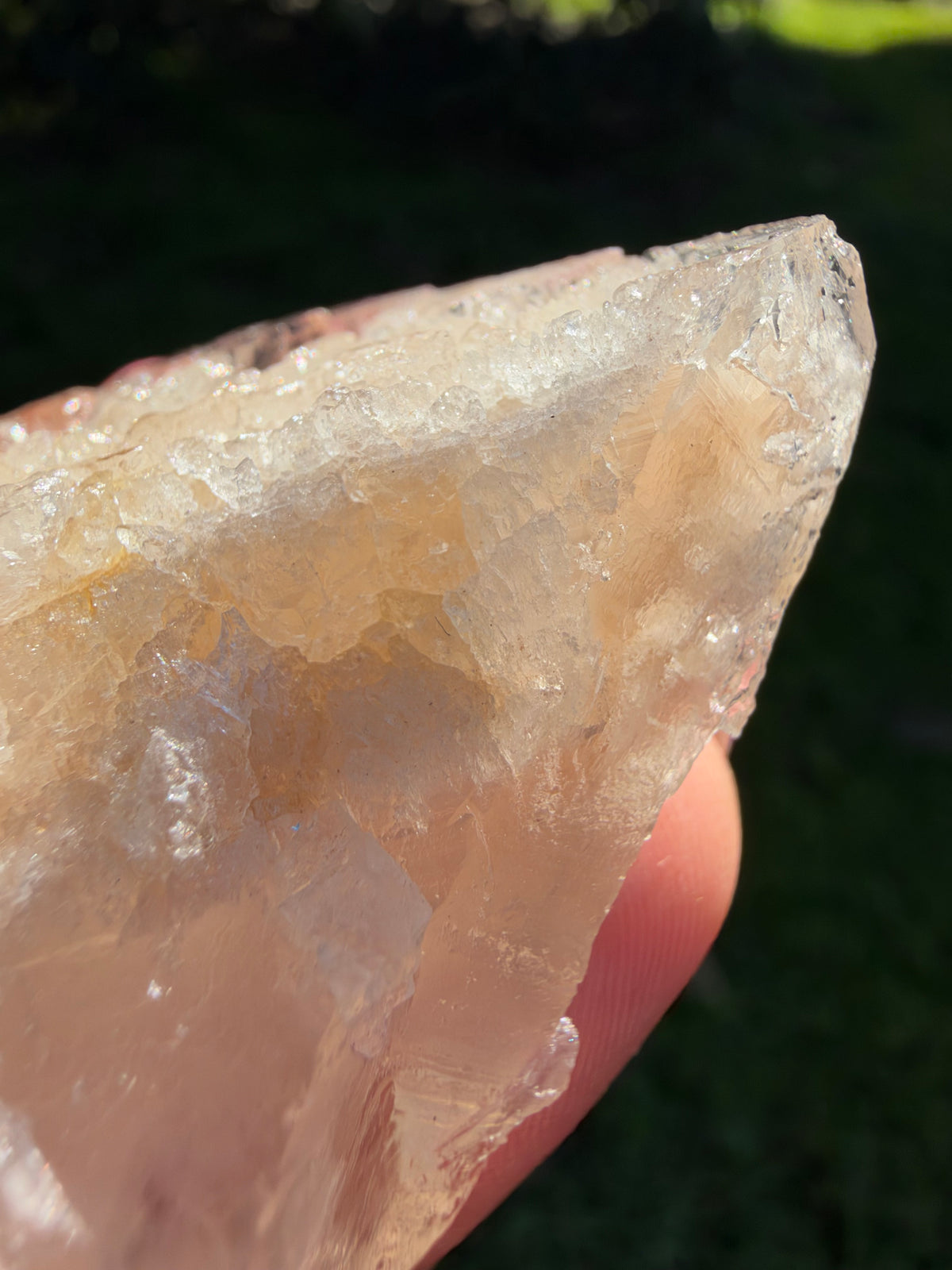 Etched Clear Fluorite, Lavrion, Greece