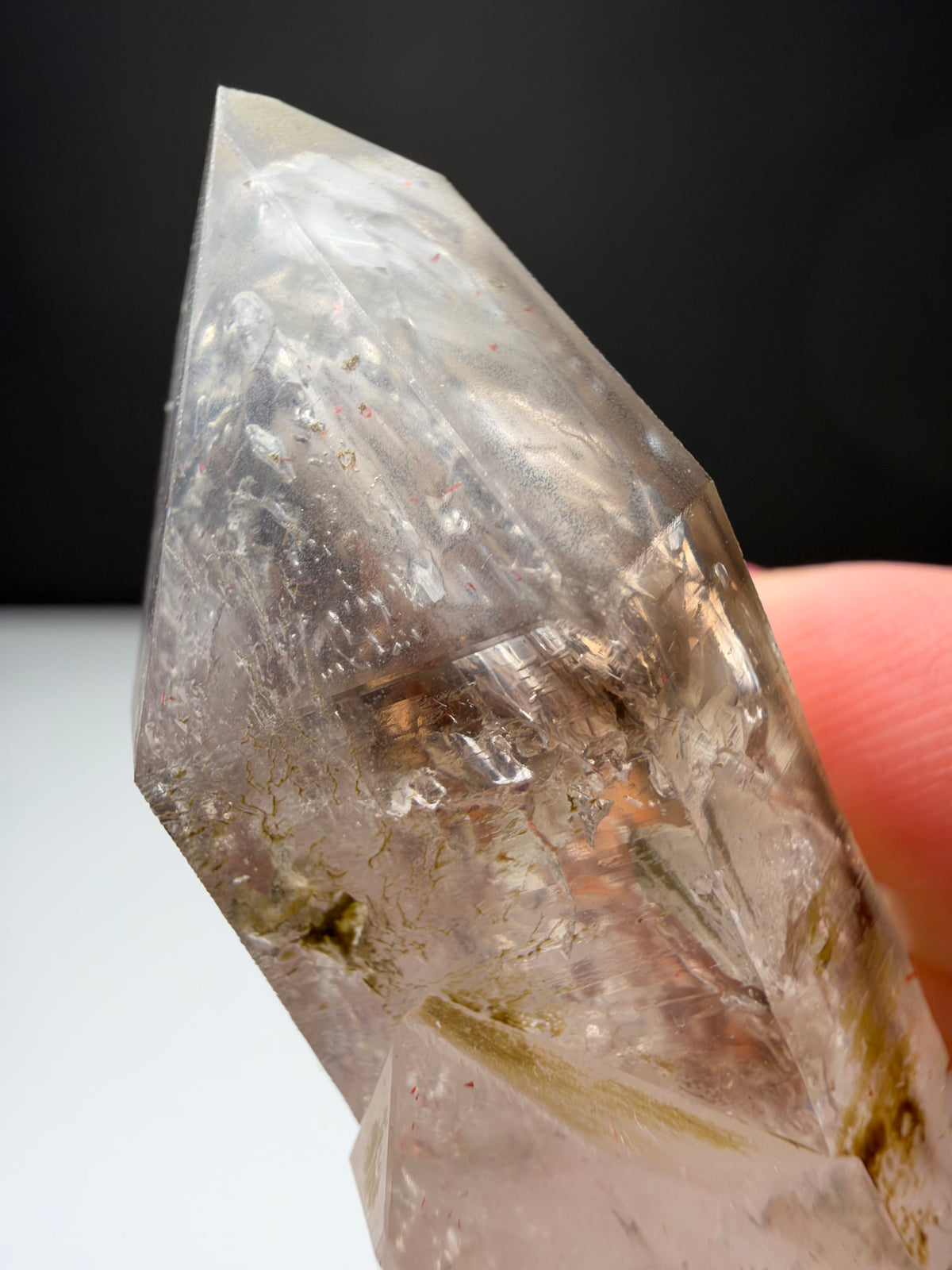 2 bubbles Enhydro Quartz, Goboboseb, Namibia